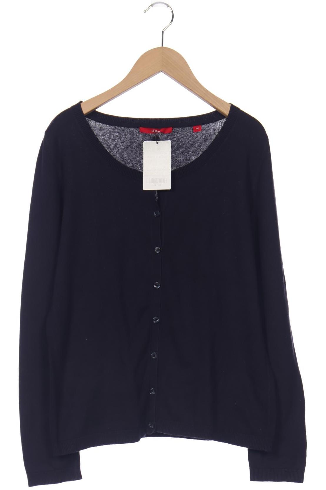 

s.Oliver Damen Strickjacke, marineblau, Gr. 40
