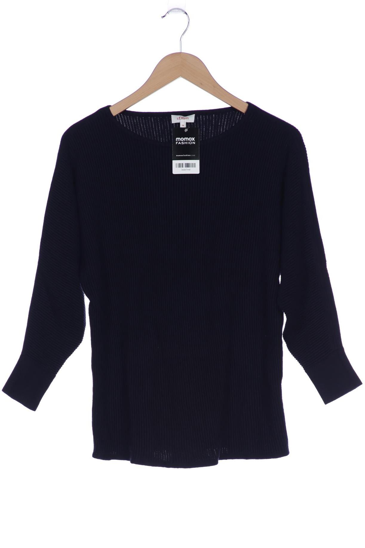 

s.Oliver Damen Pullover, marineblau