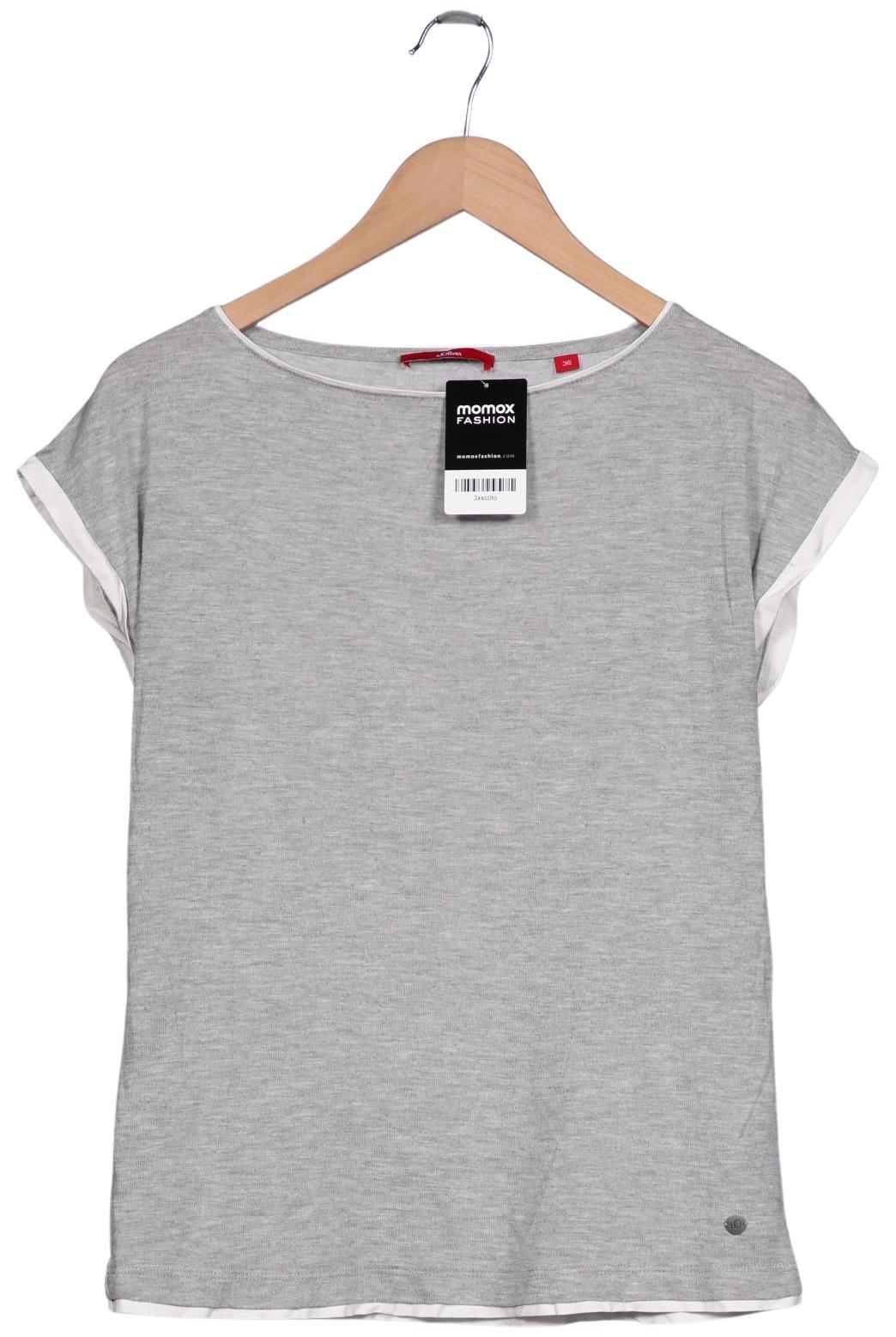 

s.Oliver Damen T-Shirt, grau, Gr. 36