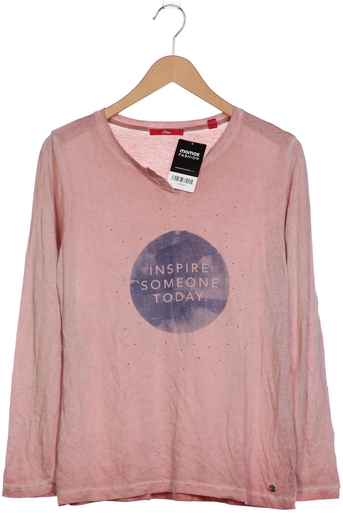 

s.Oliver Damen Langarmshirt, pink, Gr. 40