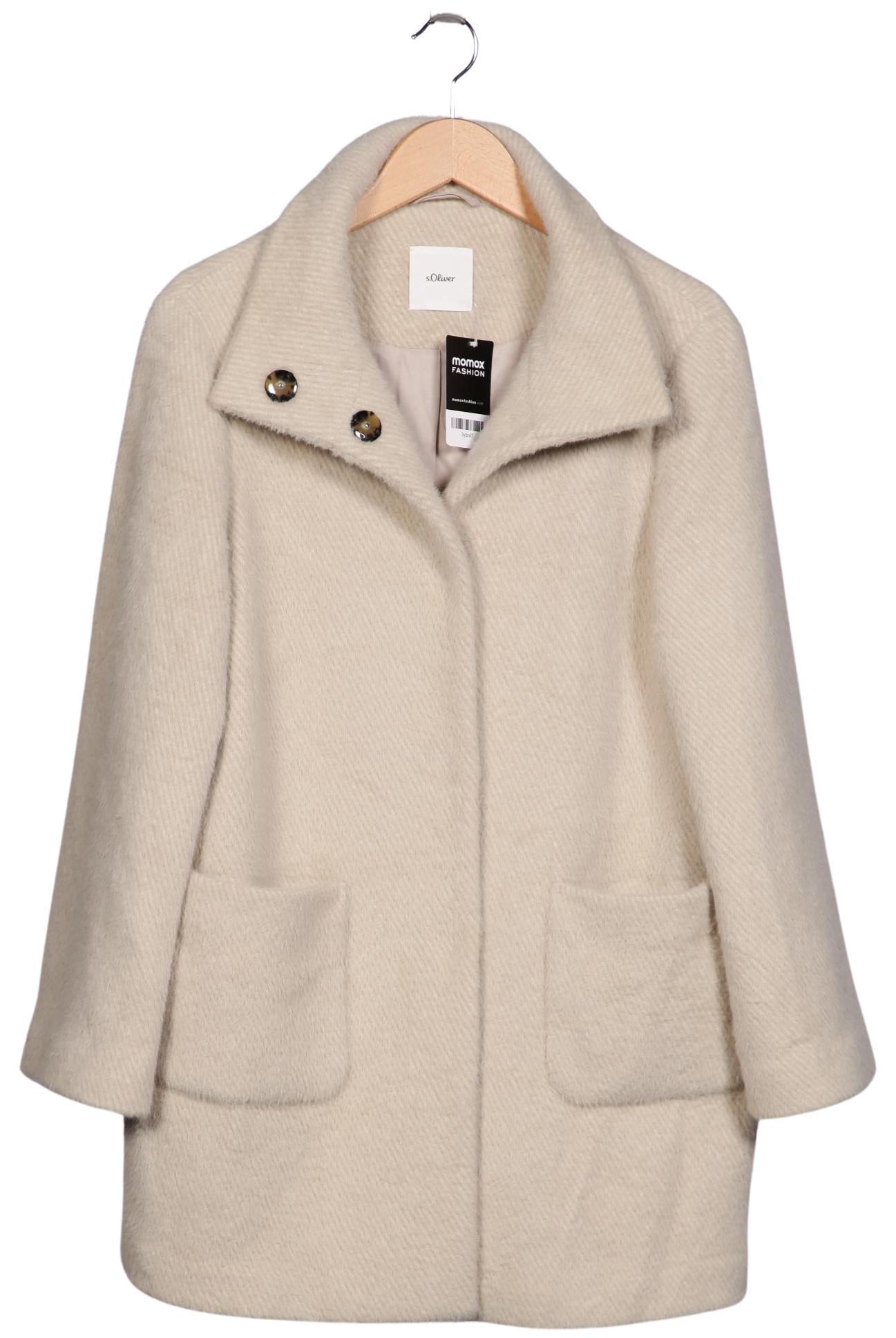 

s.Oliver Damen Mantel, beige, Gr. 38