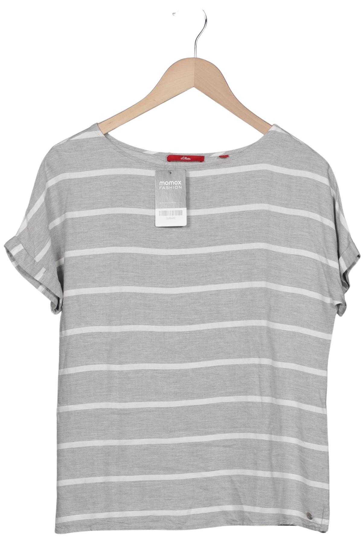 

s.Oliver Damen T-Shirt, grau, Gr. 36