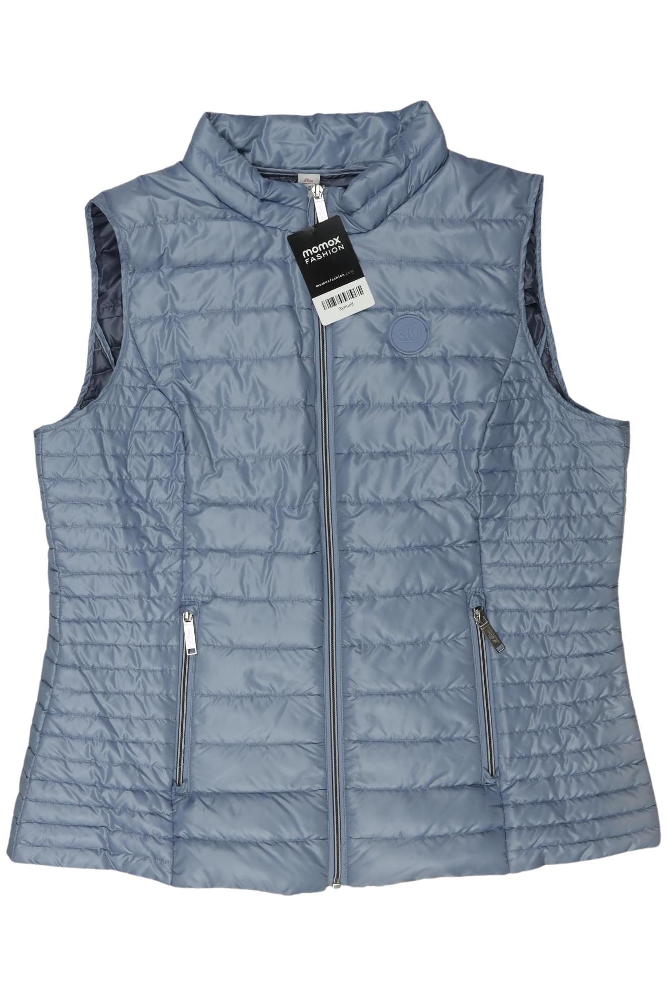 

s.Oliver Damen Weste, hellblau, Gr. 44