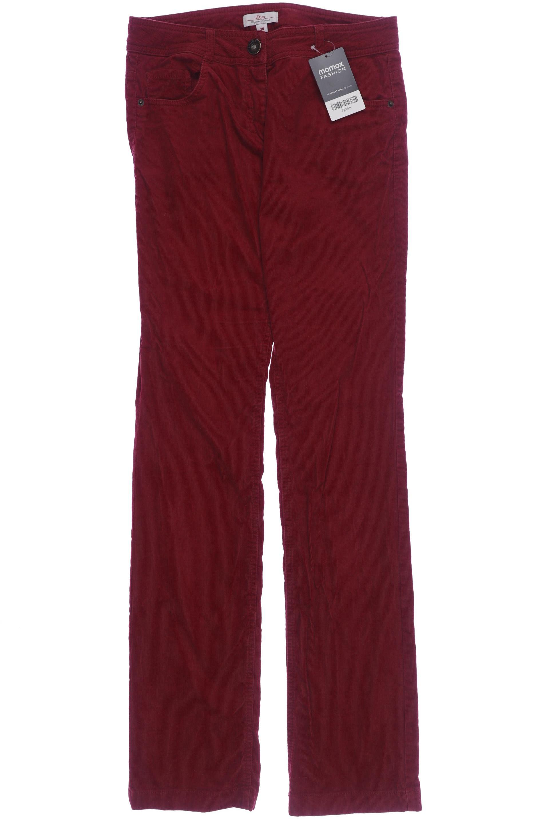 

s.Oliver Damen Stoffhose, rot, Gr. 34