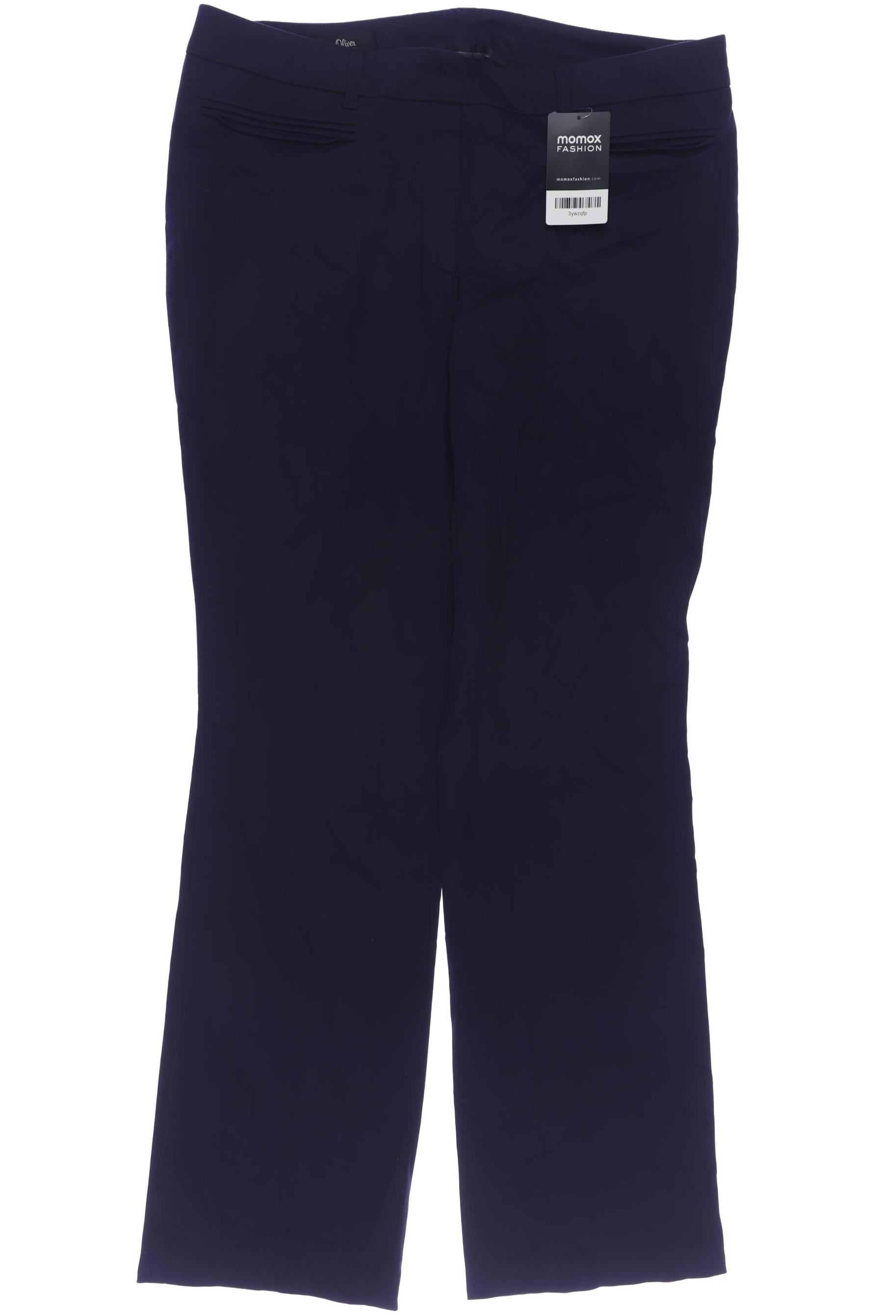 

s.Oliver Damen Stoffhose, marineblau, Gr. 42