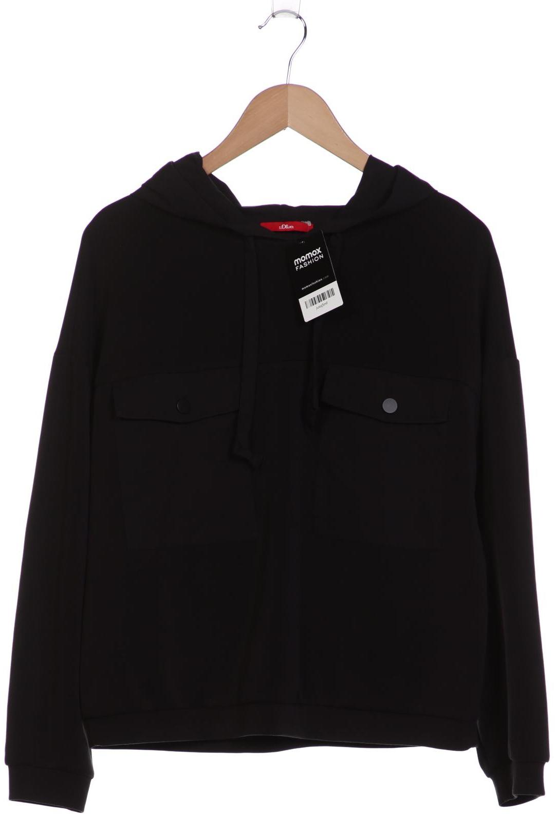 

s.Oliver Damen Kapuzenpullover, schwarz, Gr. 36