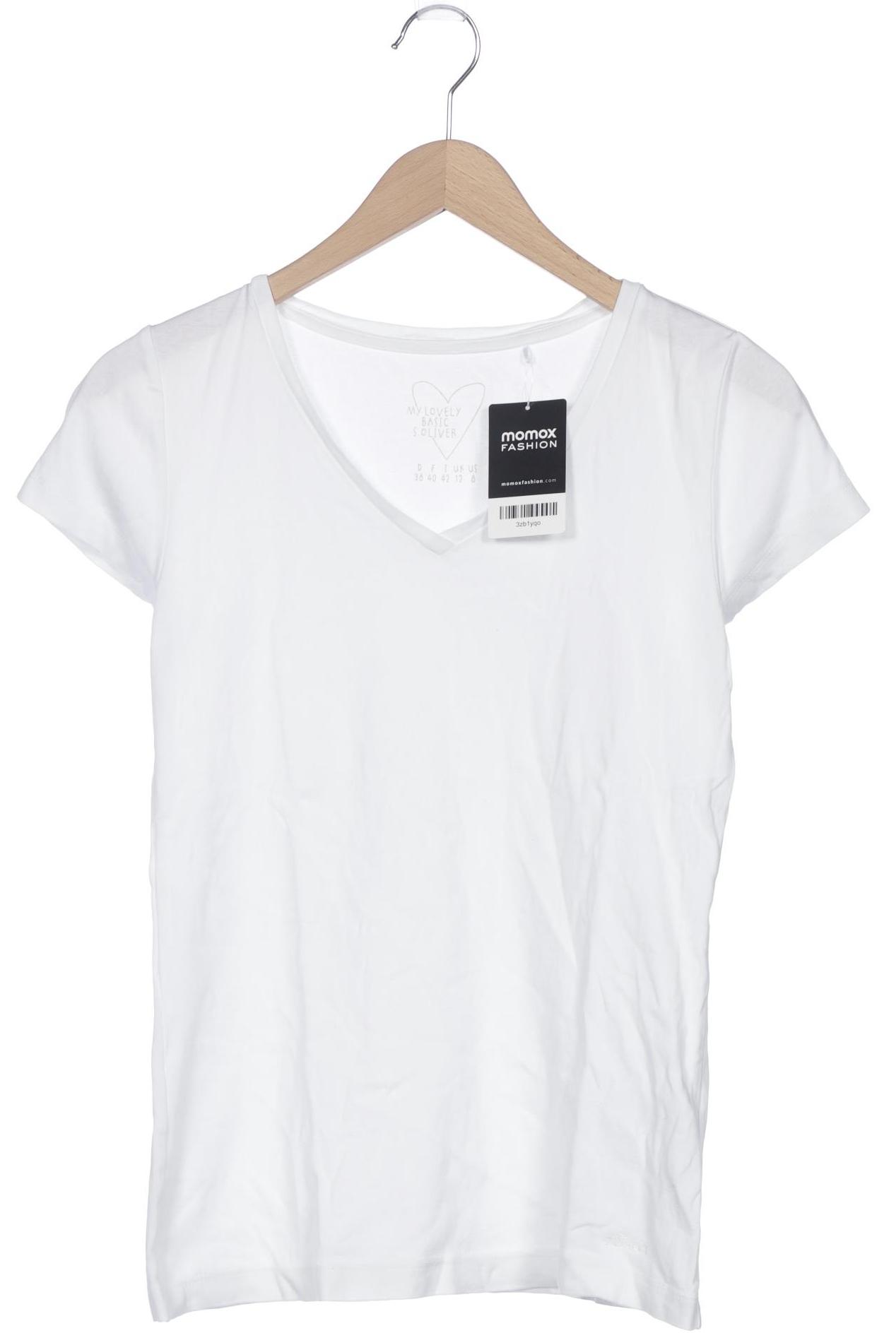 

s.Oliver Damen T-Shirt, weiß, Gr. 38