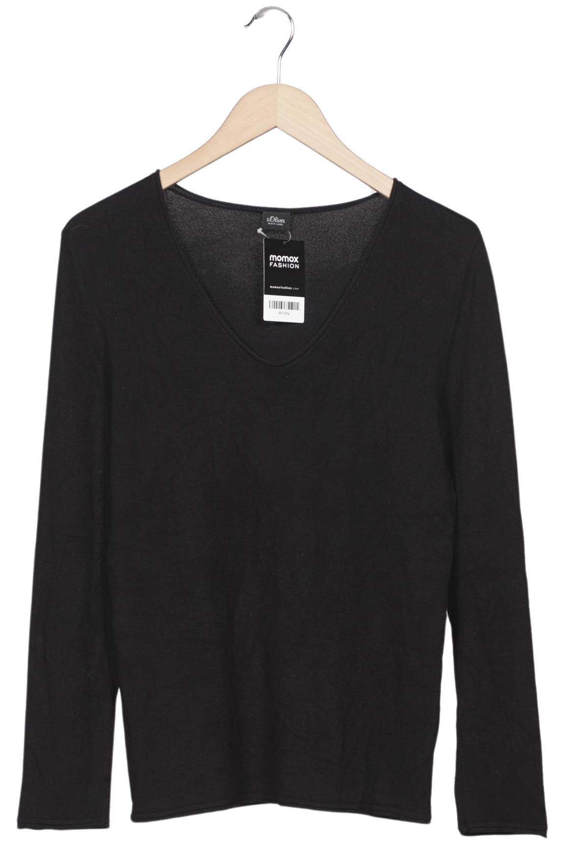 

s.Oliver Damen Pullover, schwarz, Gr. 40
