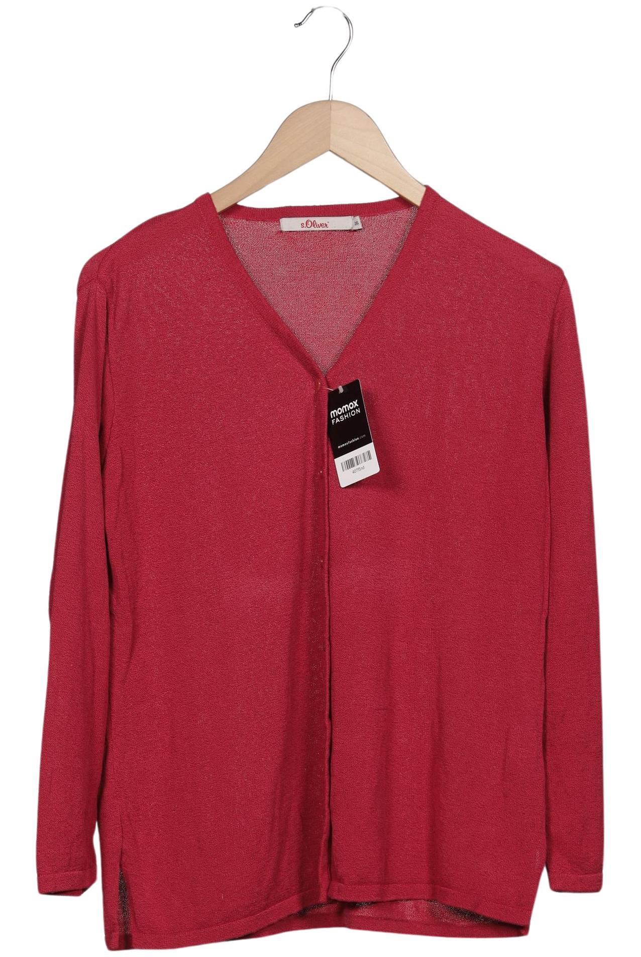 

s.Oliver Damen Strickjacke, rot, Gr. 36