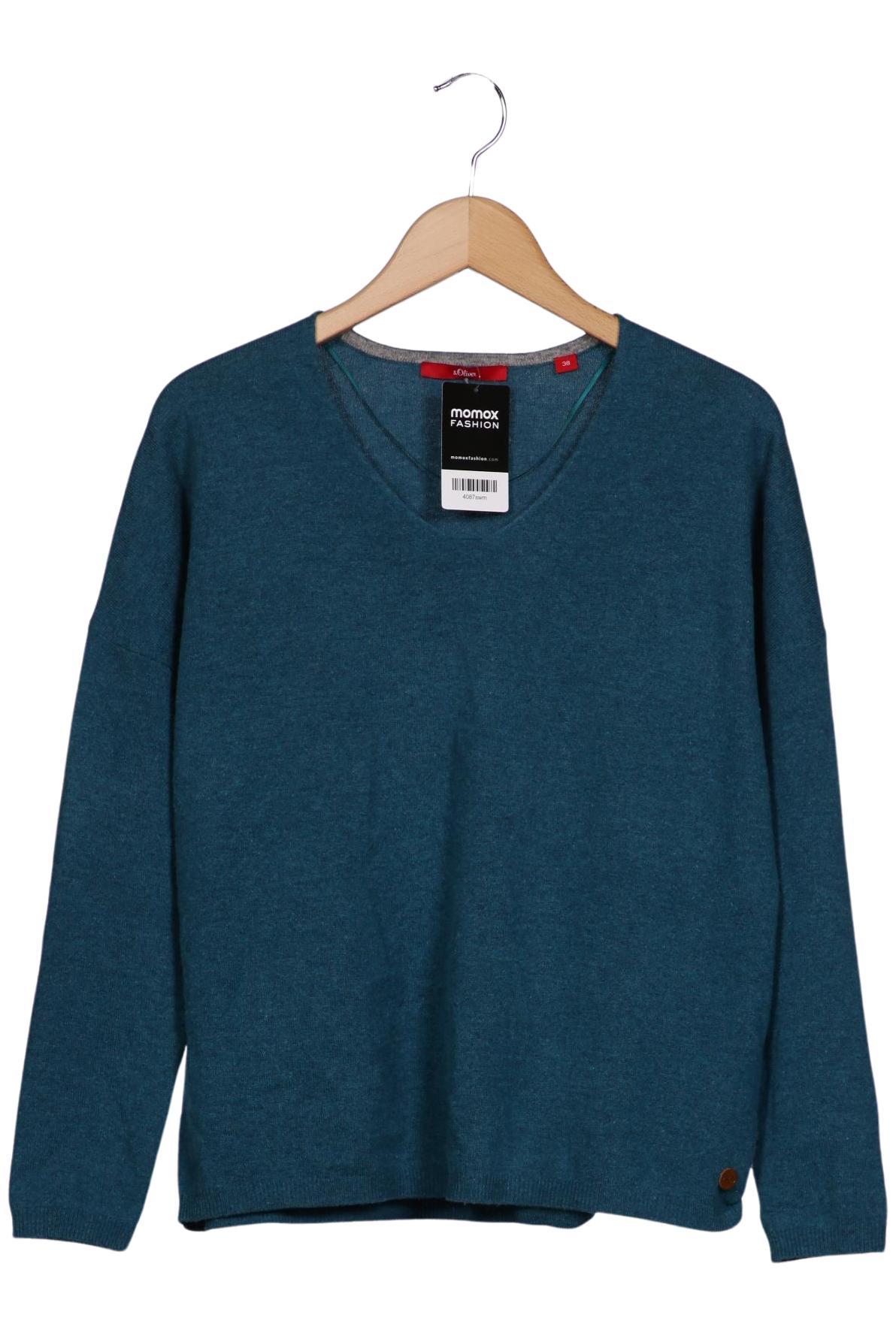 

s.Oliver Damen Pullover, türkis, Gr. 38