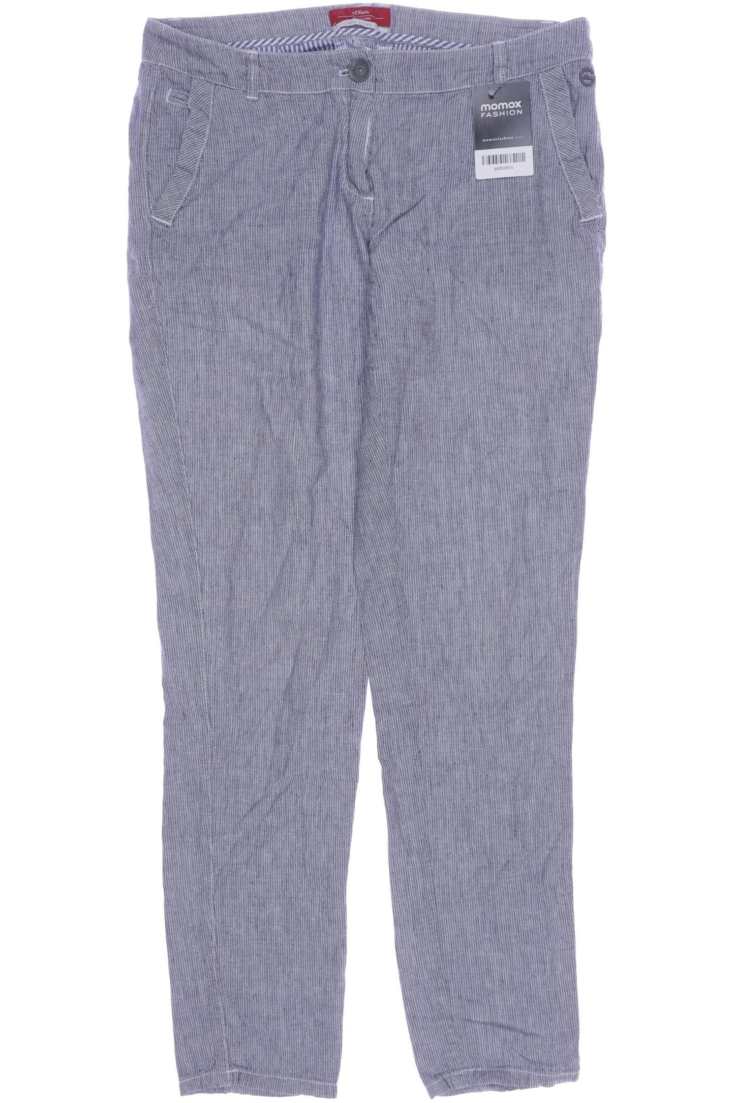 

s.Oliver Damen Stoffhose, hellblau, Gr. 30