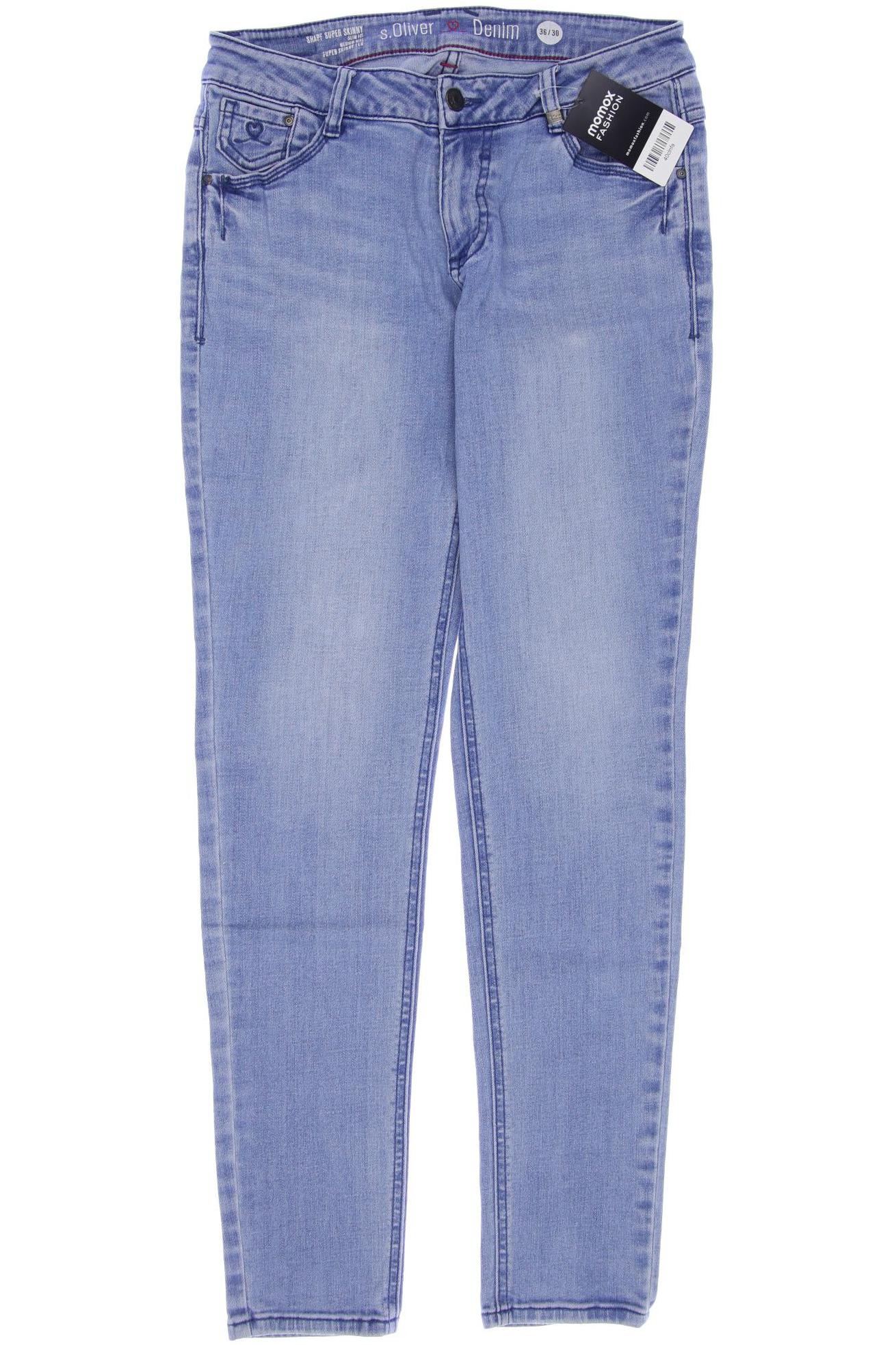 

s.Oliver Damen Jeans, hellblau