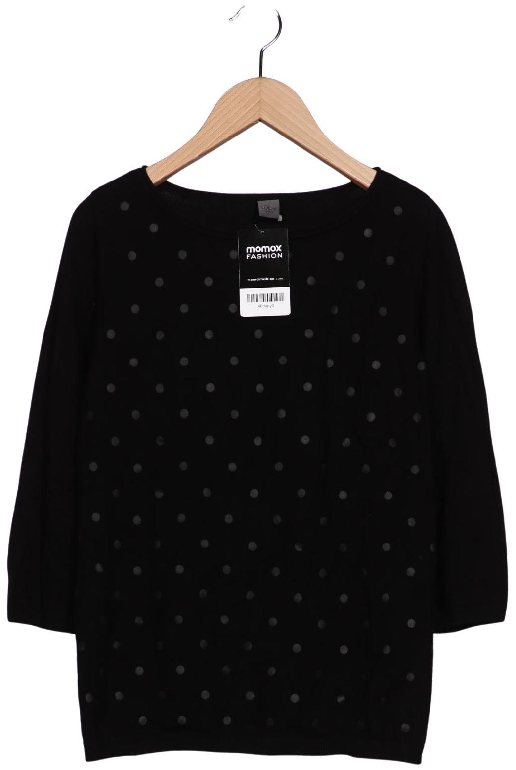 

s.Oliver Damen Pullover, schwarz, Gr. 36