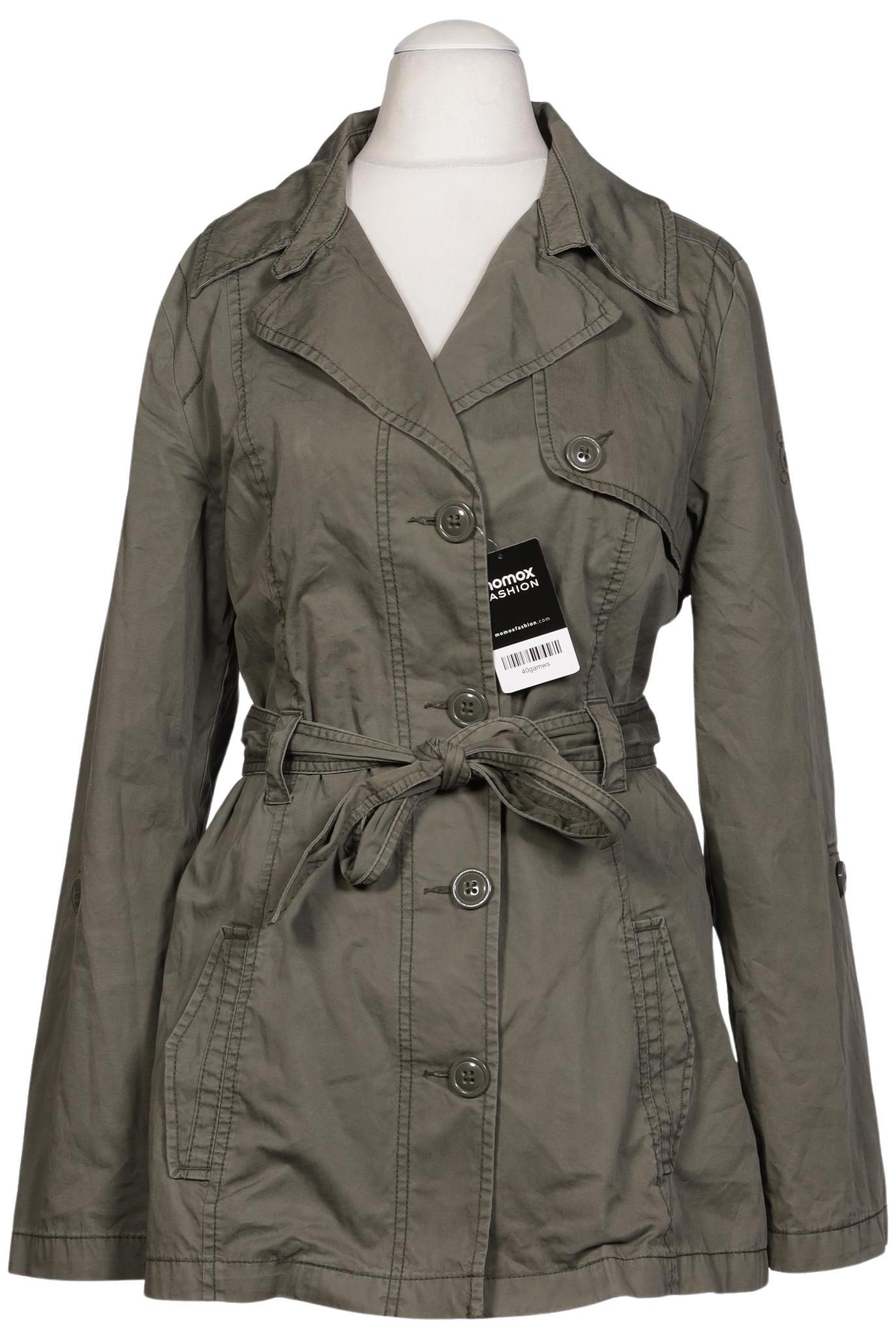 

s.Oliver Damen Mantel, grün, Gr. 36