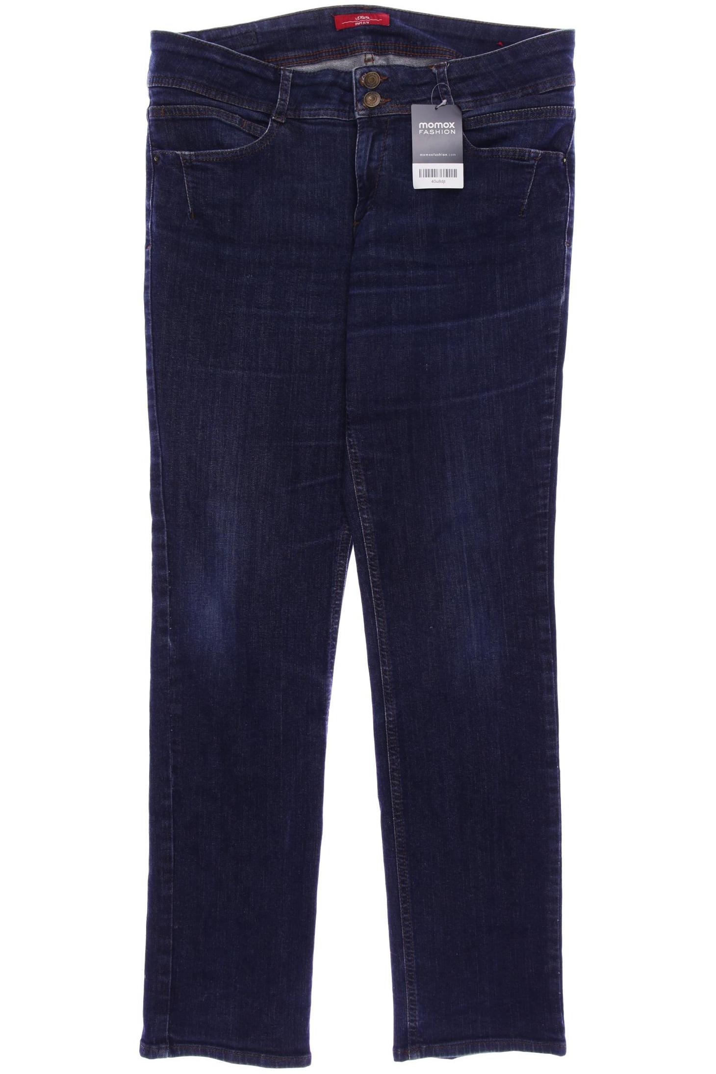 

s.Oliver Damen Jeans, marineblau