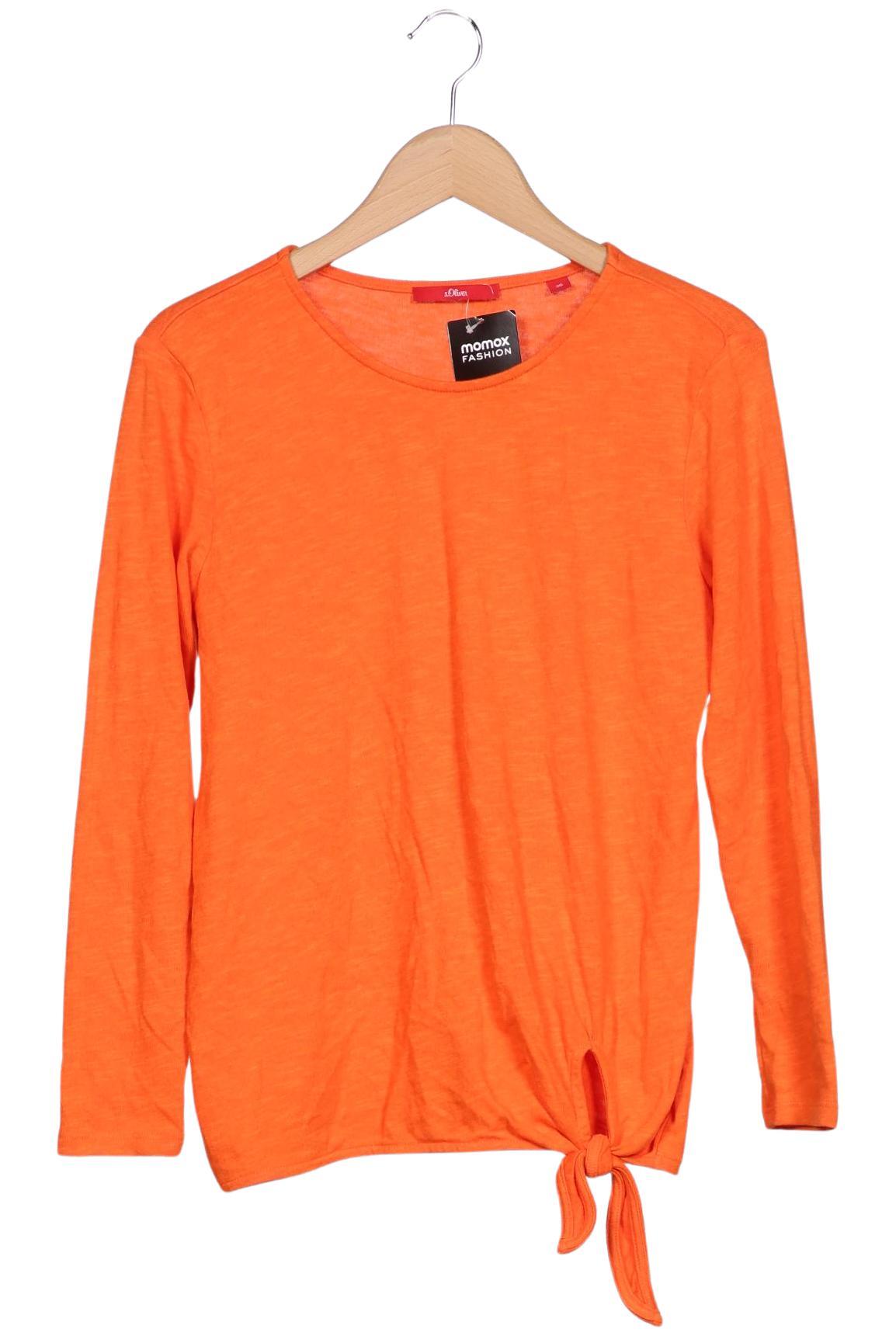 

s.Oliver Damen Langarmshirt, orange, Gr. 36