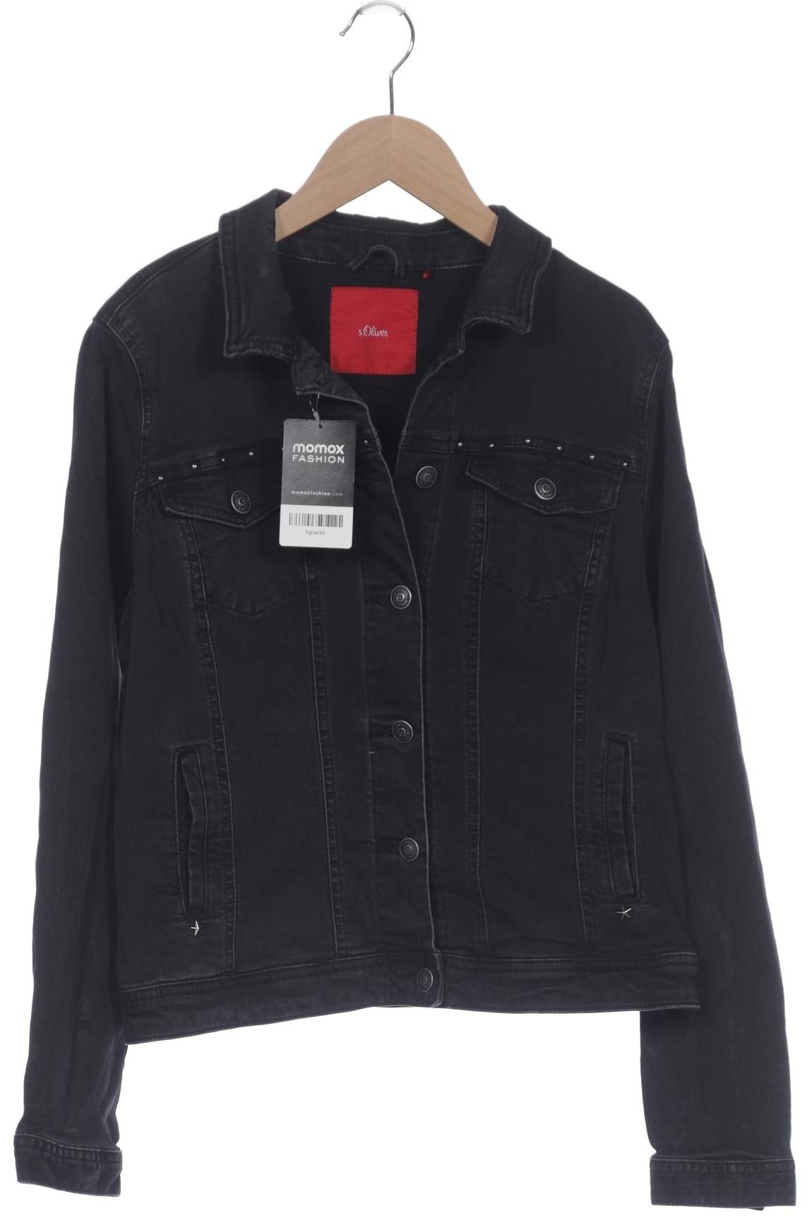 

s.Oliver Damen Jacke, schwarz, Gr. 40