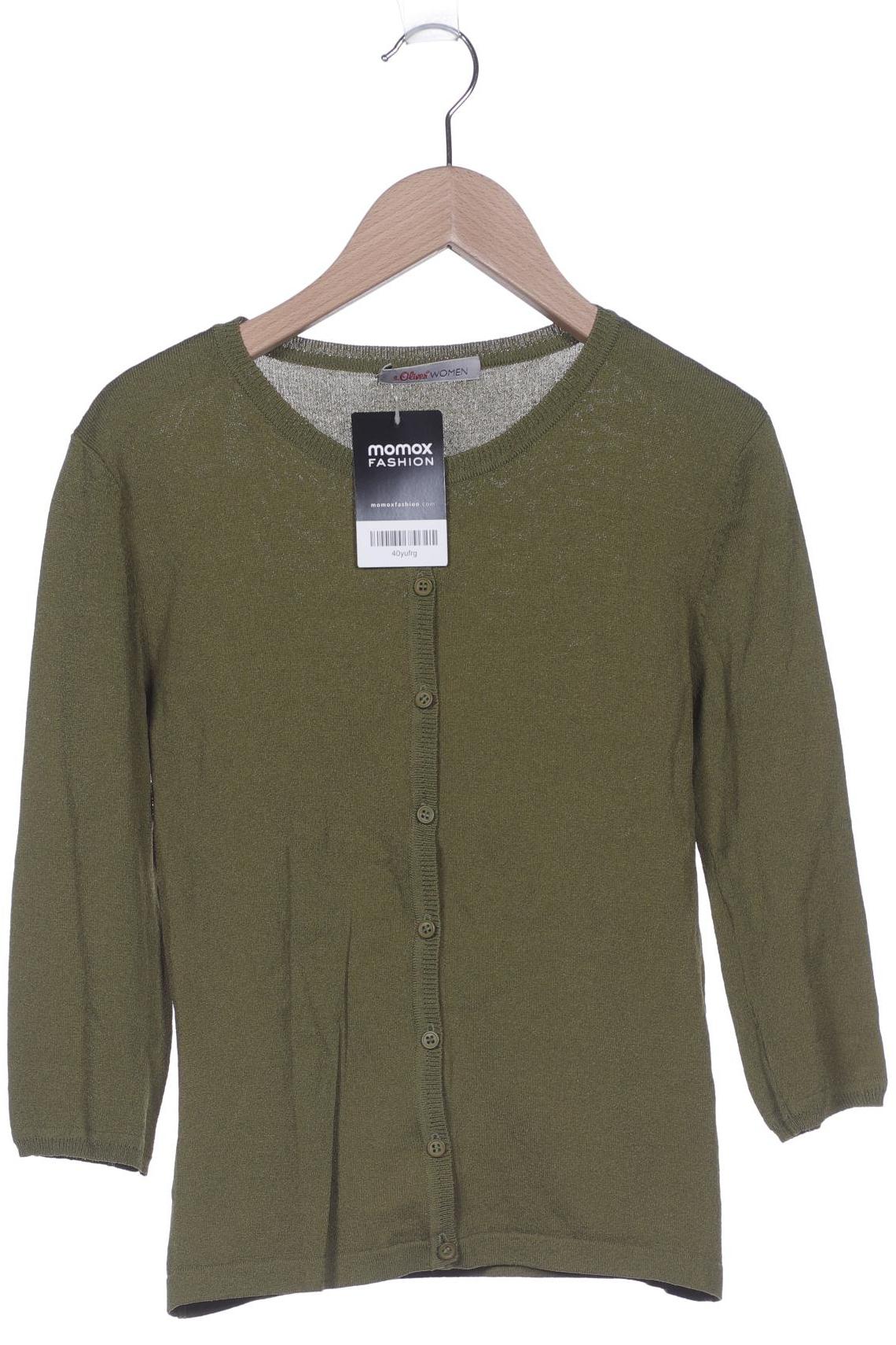 

s.Oliver Damen Strickjacke, grün