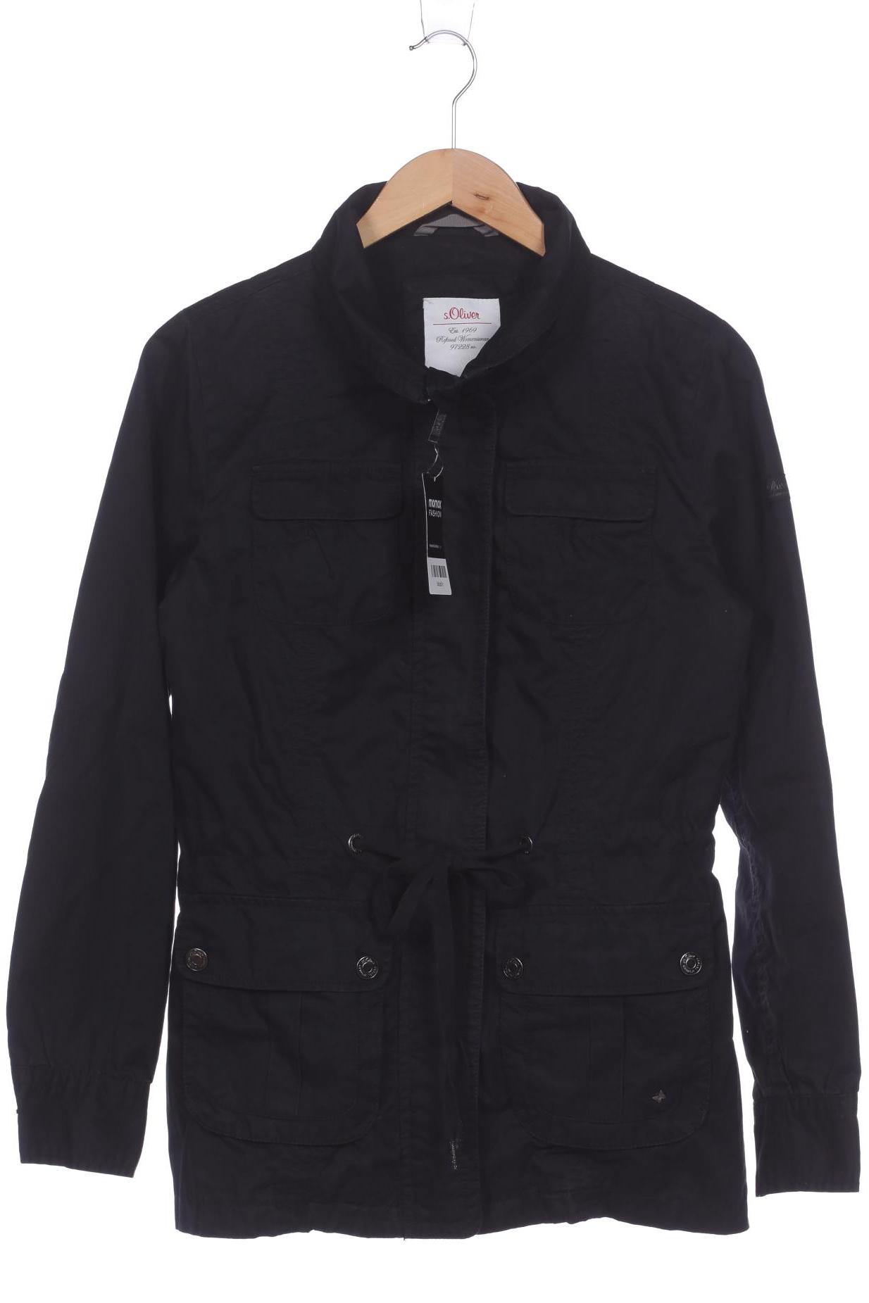

s.Oliver Damen Mantel, schwarz