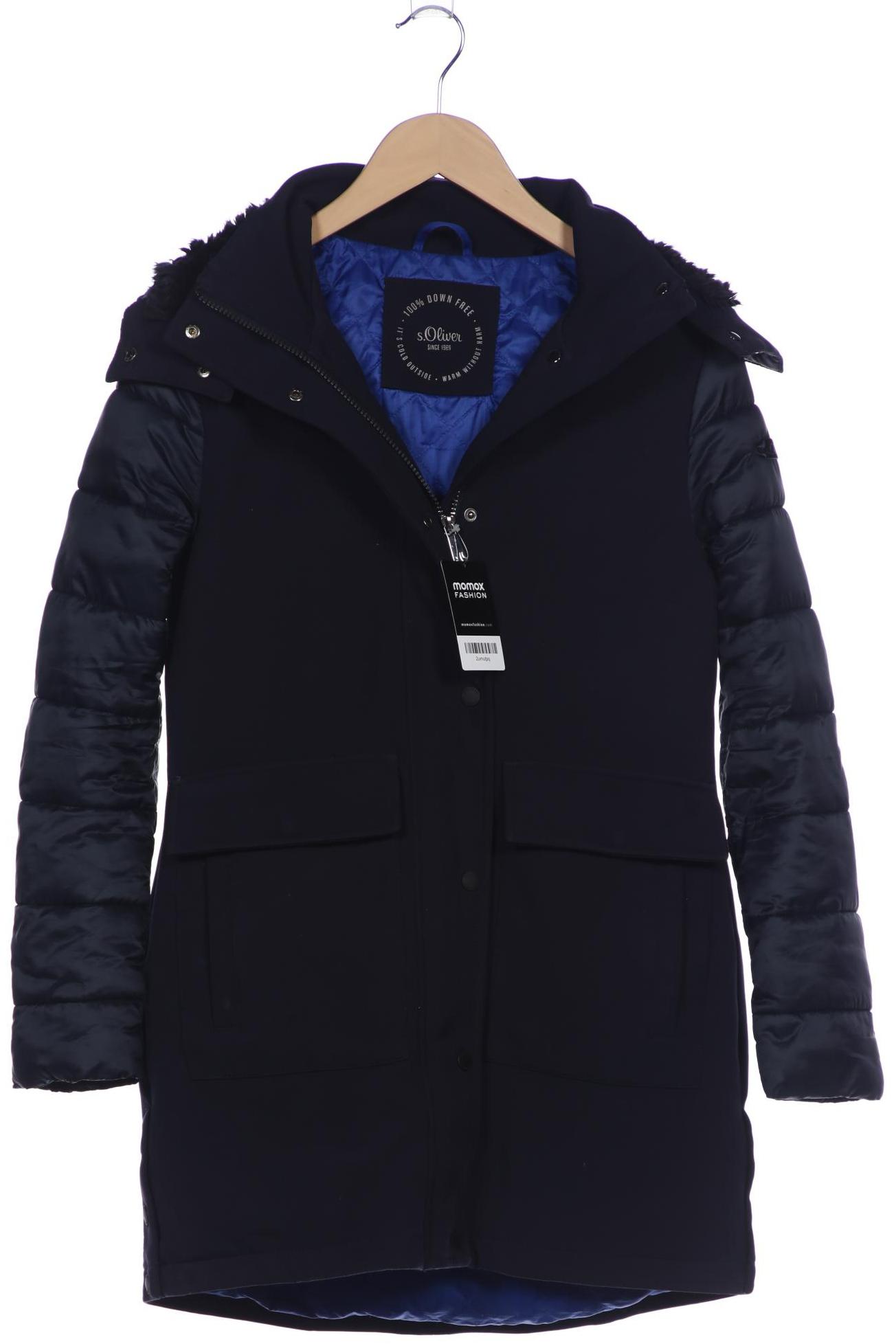 

s.Oliver Damen Mantel, marineblau, Gr. 34