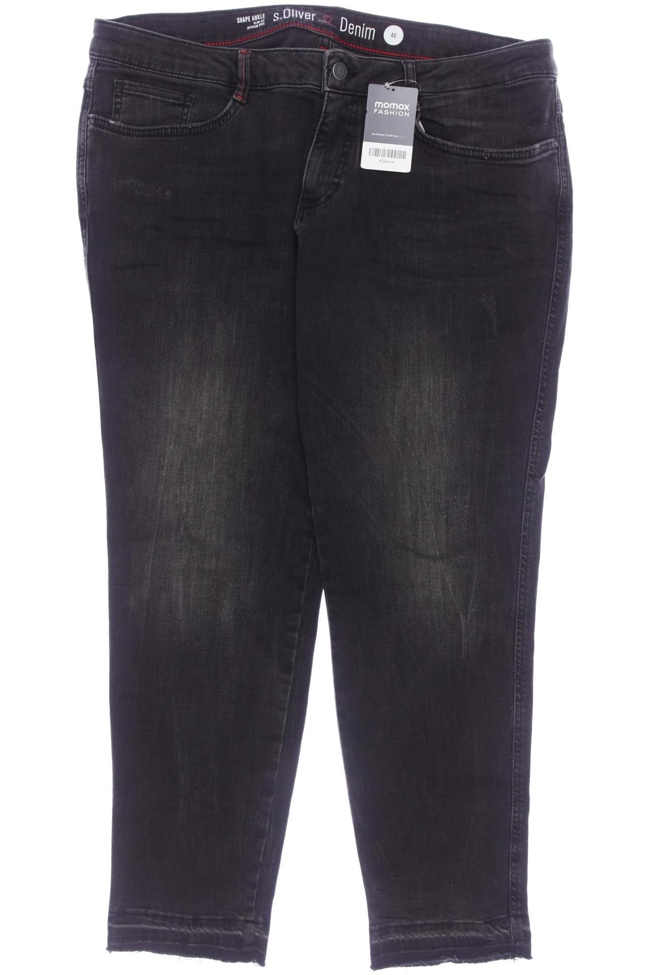 

s.Oliver Damen Jeans, schwarz, Gr. 46
