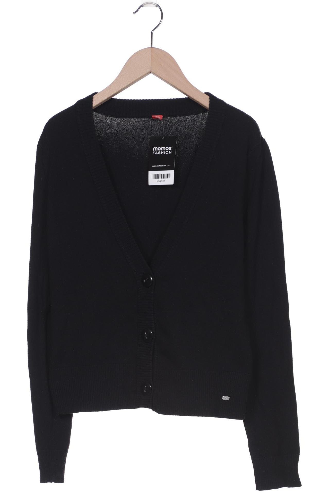 

s.Oliver Damen Strickjacke, schwarz, Gr. 36