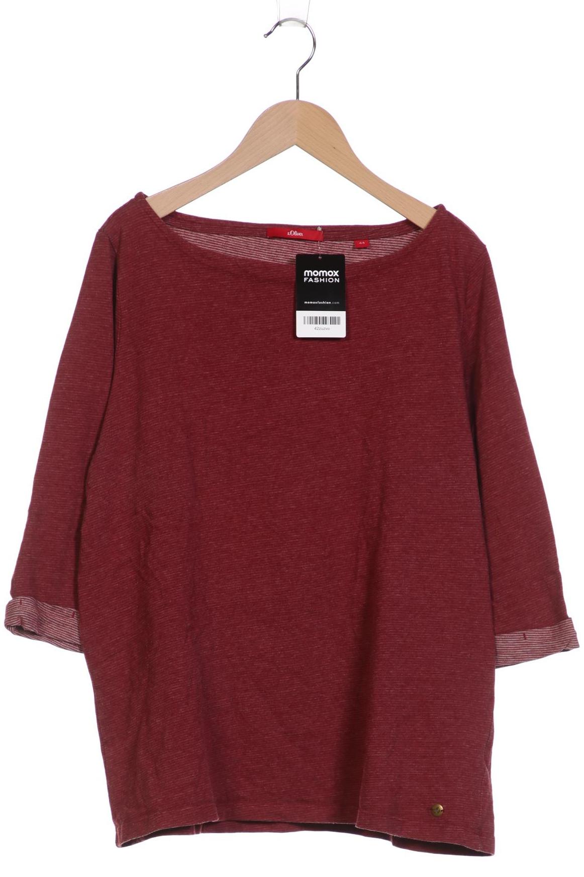 

s.Oliver Damen Langarmshirt, bordeaux, Gr. 44