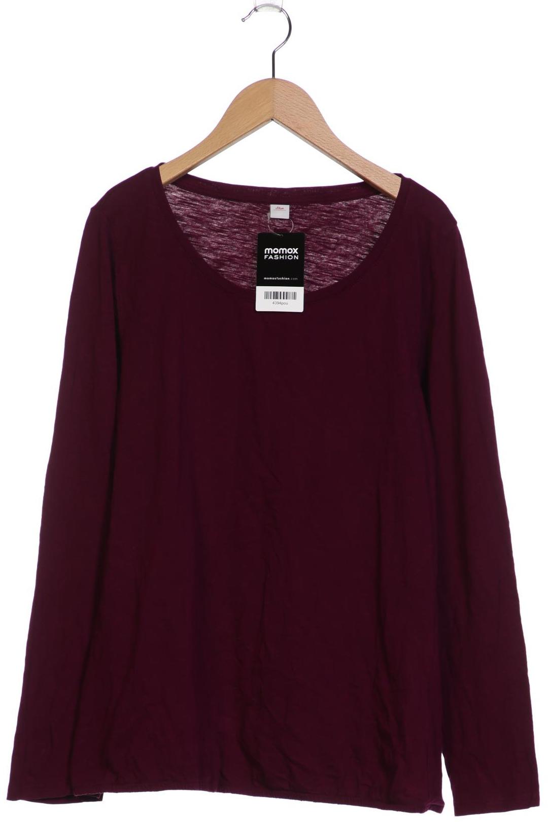 

s.Oliver Damen Langarmshirt, bordeaux, Gr. 42