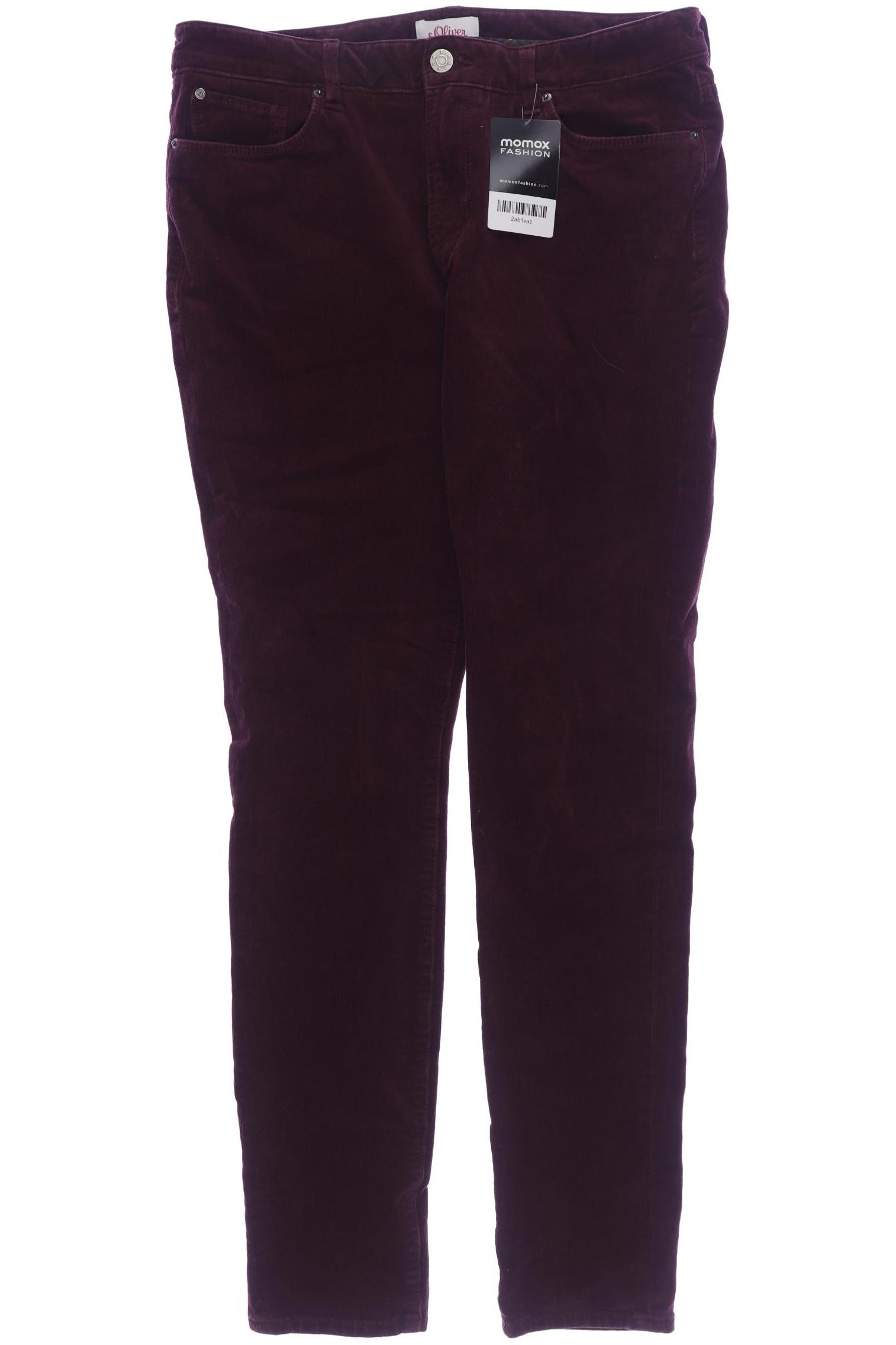 

s.Oliver Damen Stoffhose, bordeaux, Gr. 32