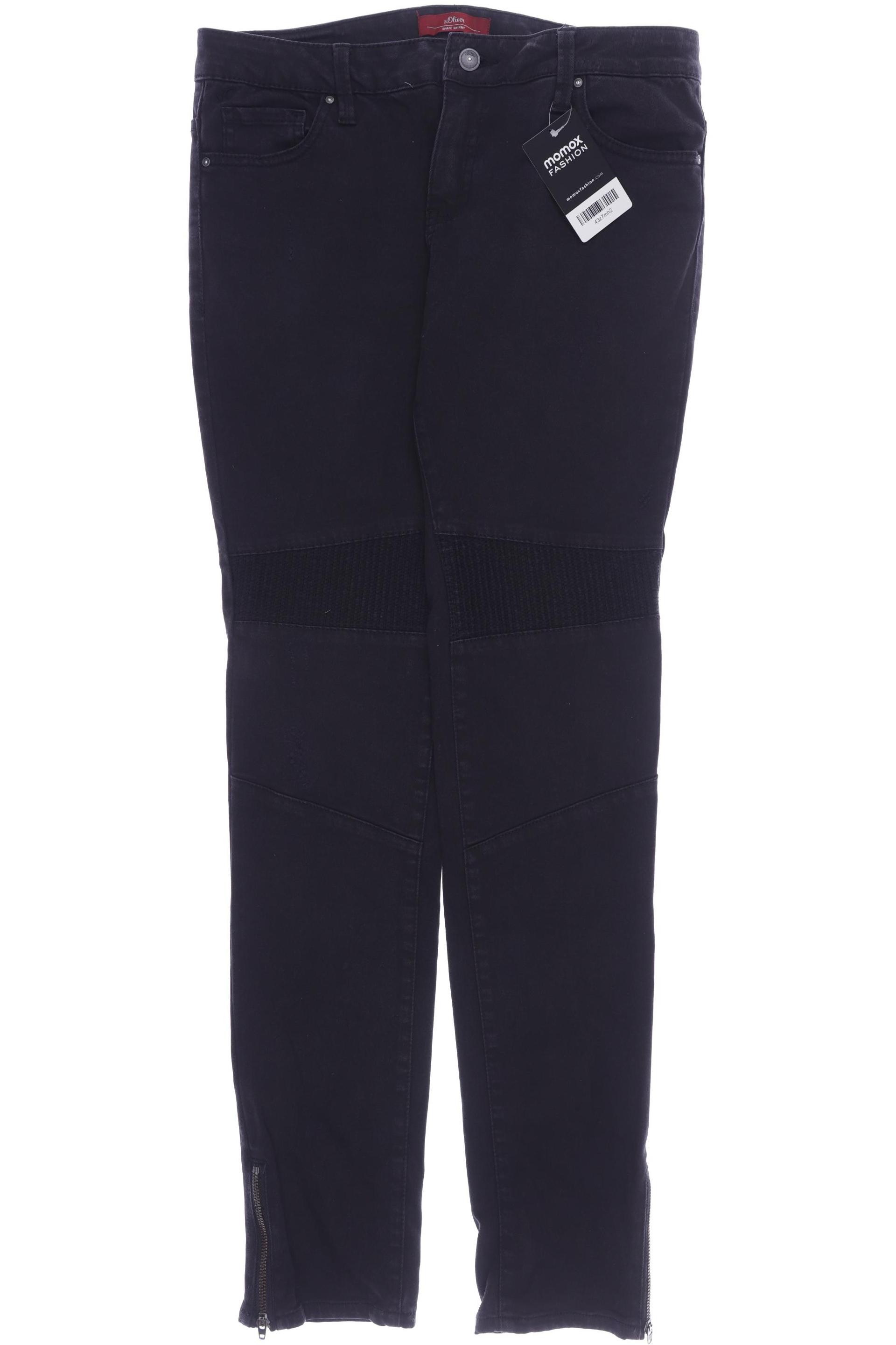 

s.Oliver Damen Jeans, schwarz