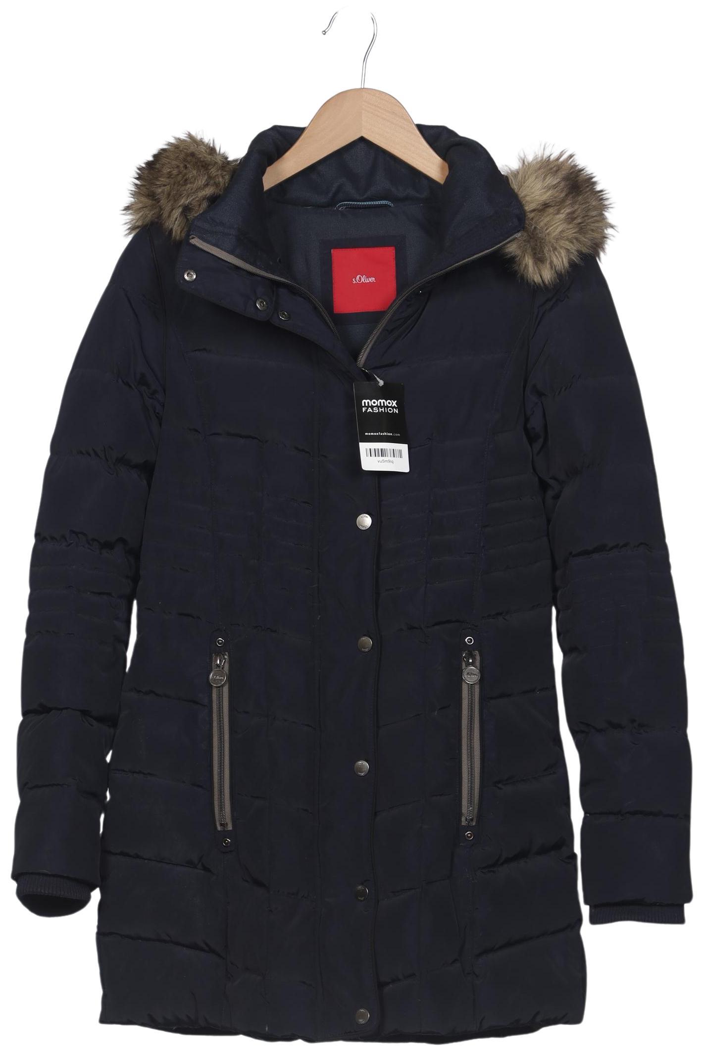 

s.Oliver Damen Mantel, marineblau, Gr. 34