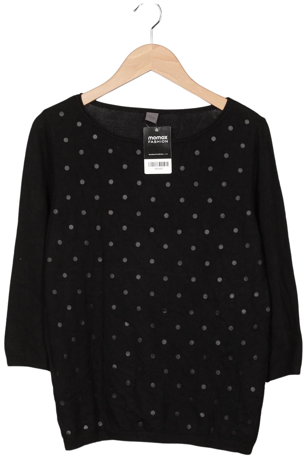 

s.Oliver Damen Pullover, schwarz, Gr. 40