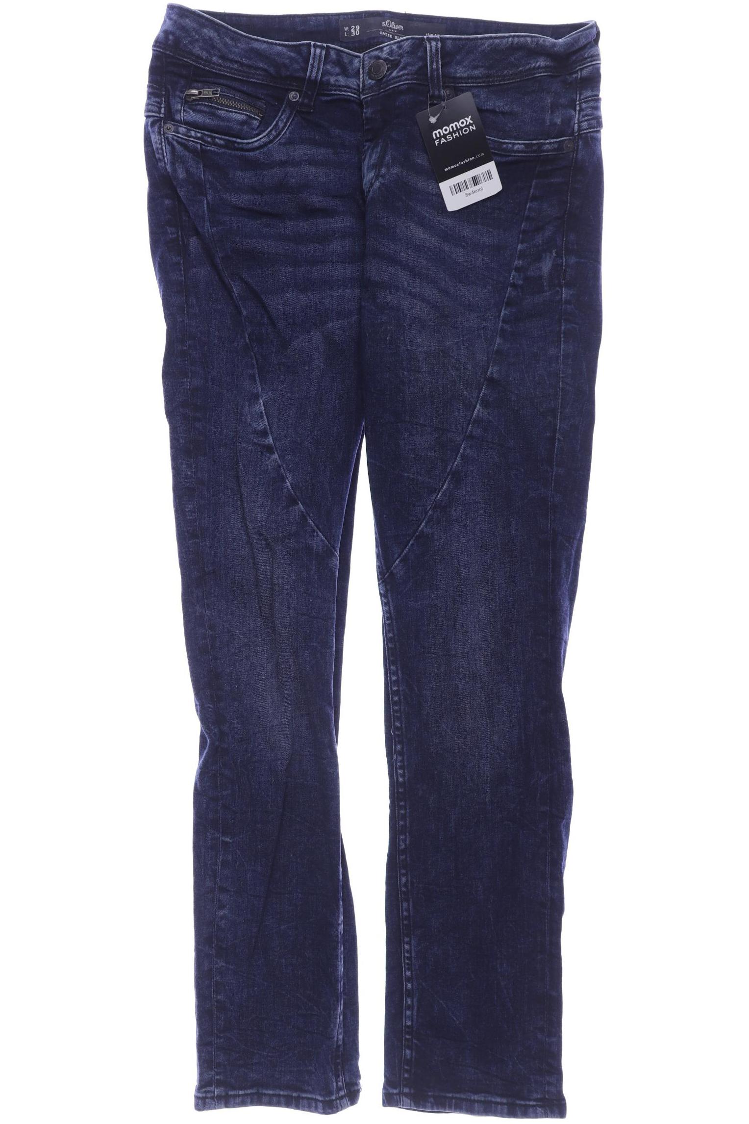 

s.Oliver Damen Jeans, marineblau