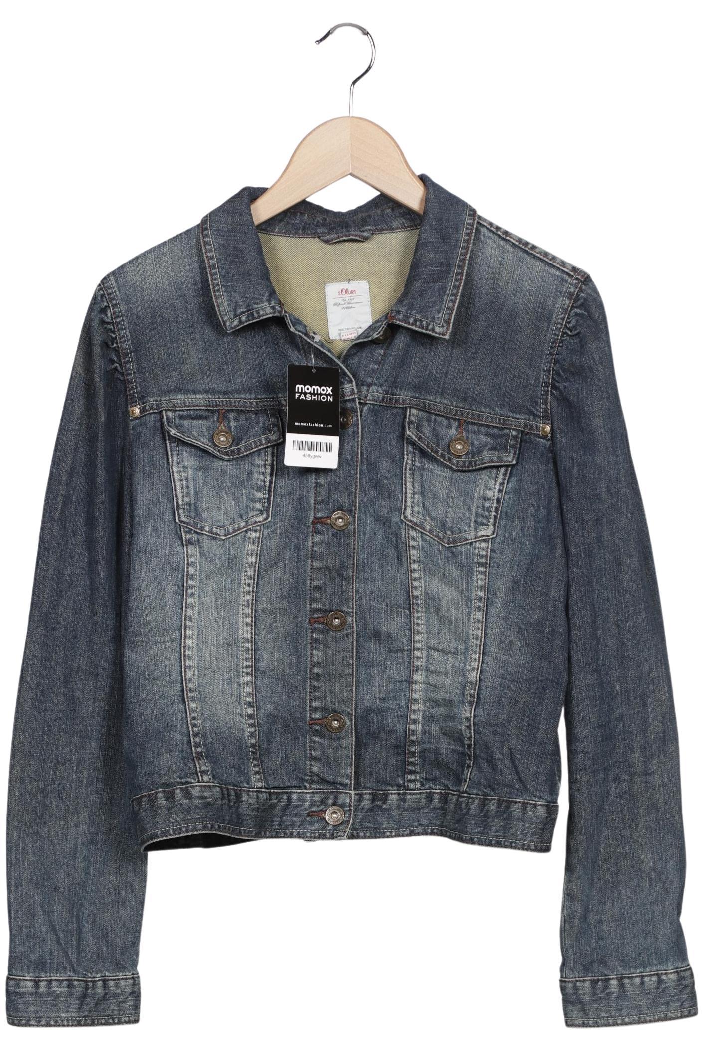 

s.Oliver Damen Jacke, blau, Gr. 42