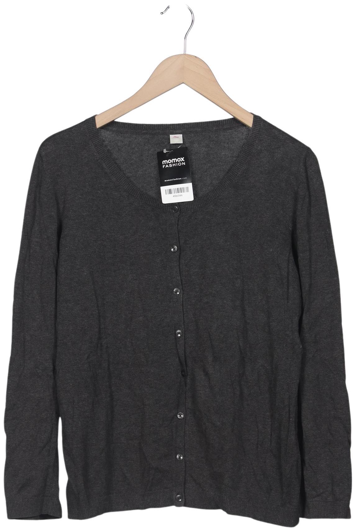 

s.Oliver Damen Strickjacke, grau, Gr. 46