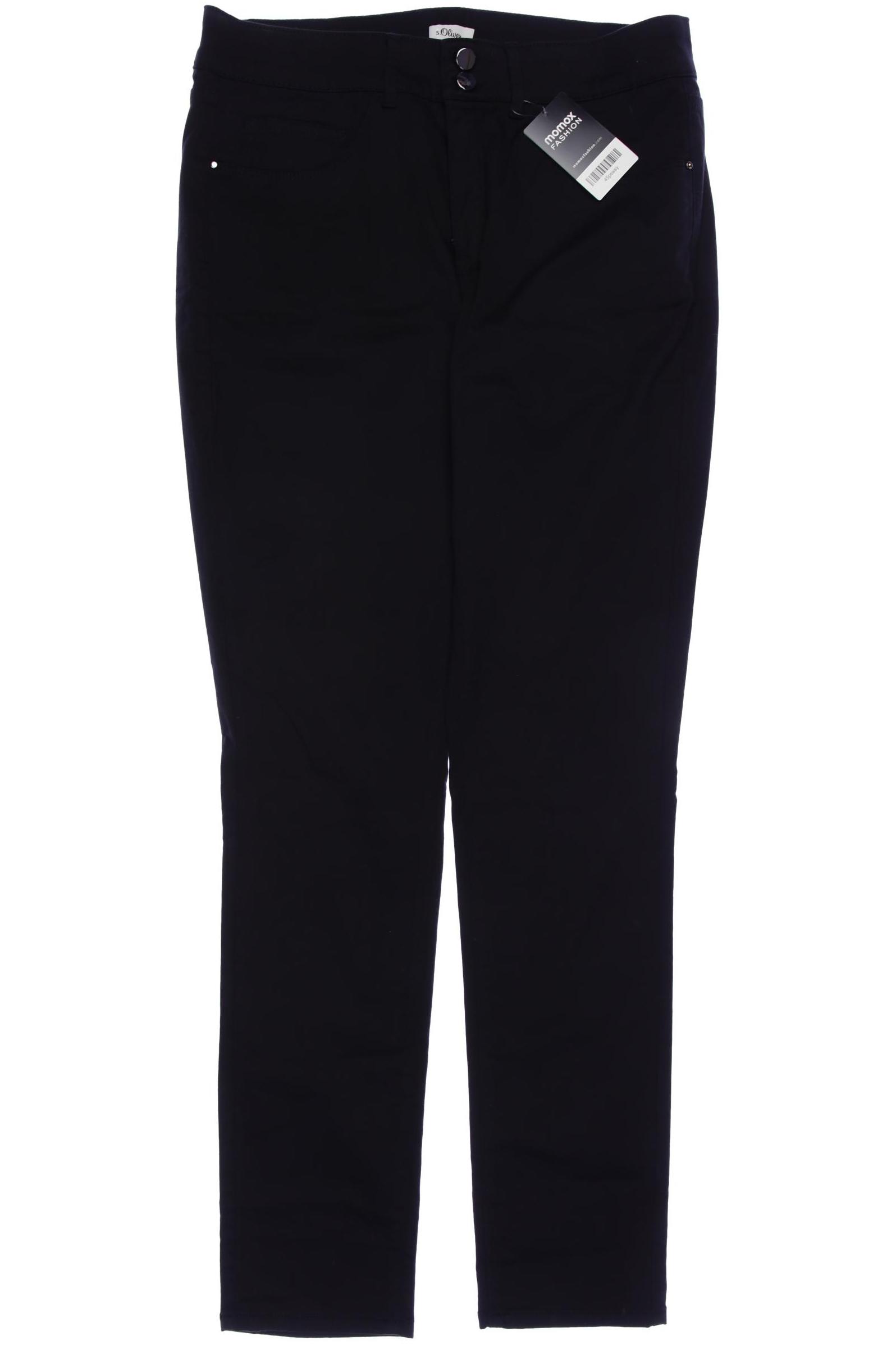 

s.Oliver Damen Stoffhose, schwarz