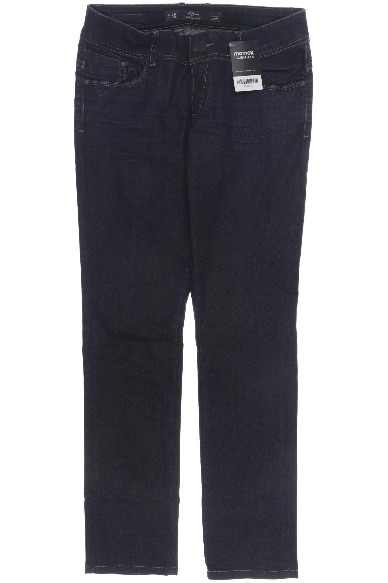 

s.Oliver Damen Jeans, marineblau