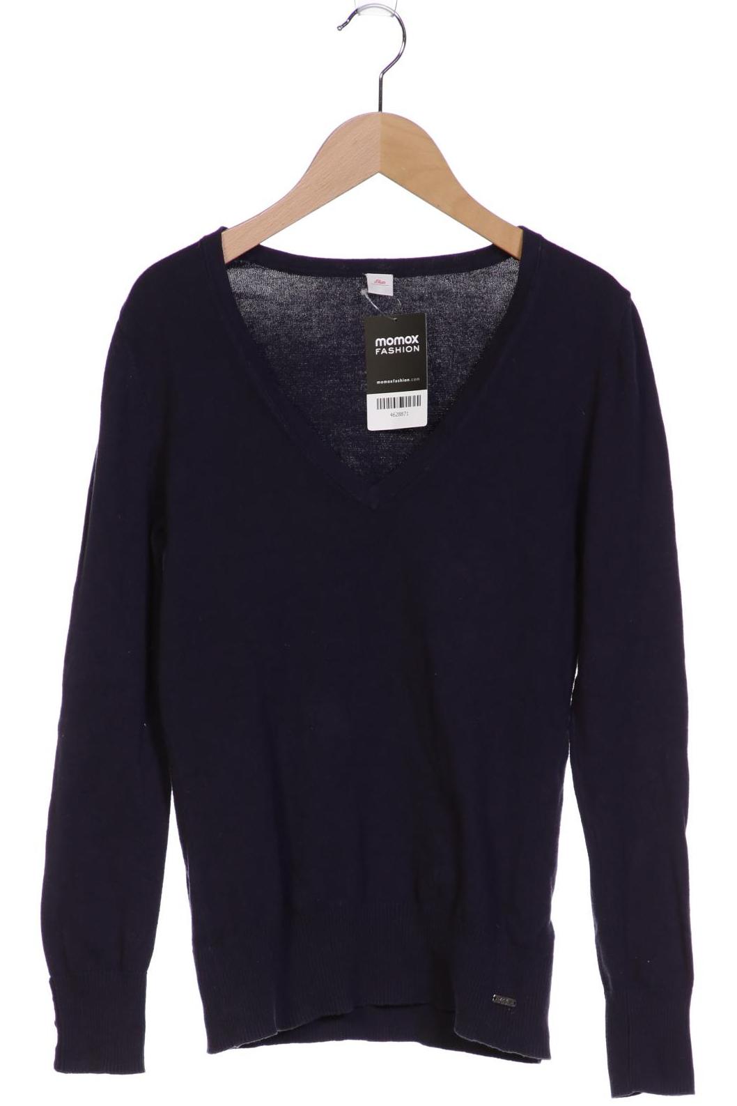 

s.Oliver Damen Pullover, marineblau