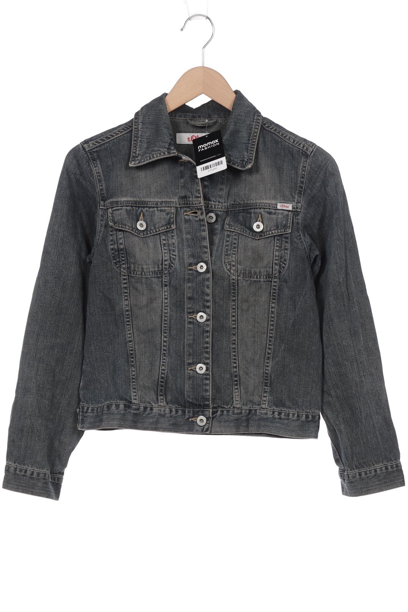 

s.Oliver Damen Jacke, blau, Gr. 34