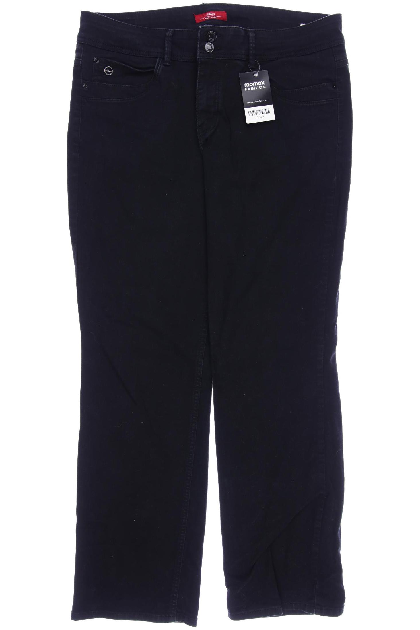 

s.Oliver Damen Jeans, schwarz