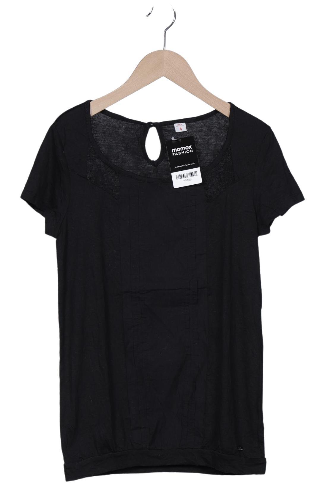 

s.Oliver Damen T-Shirt, schwarz, Gr. 34