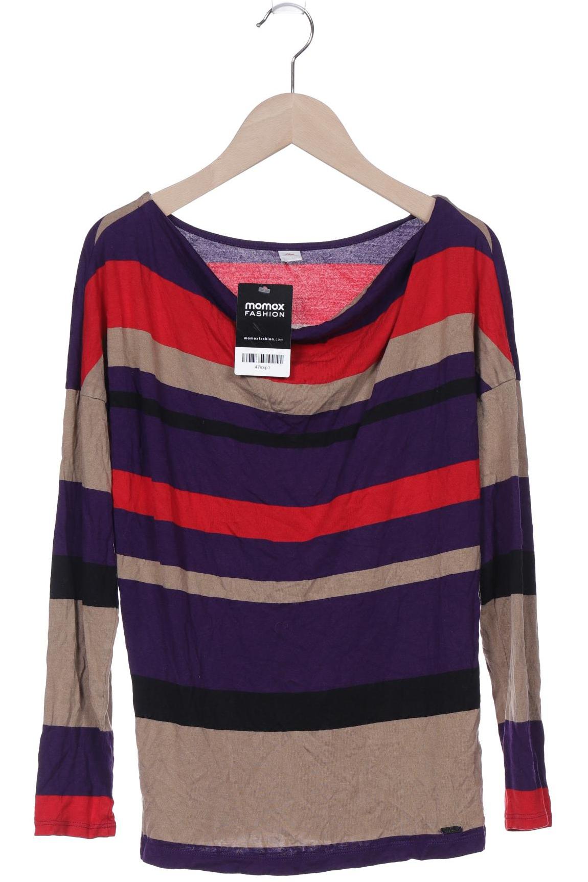 

s.Oliver Damen Langarmshirt, mehrfarbig, Gr. 36