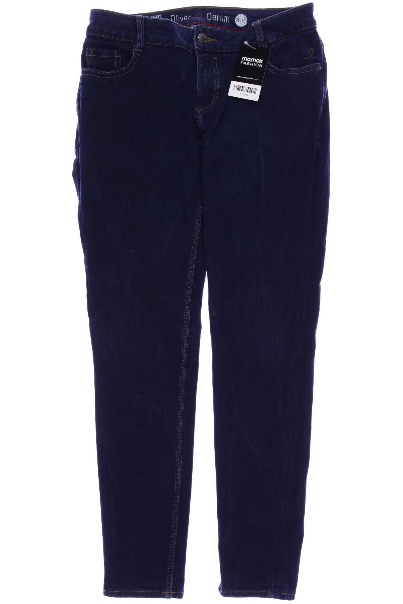 

s.Oliver Damen Jeans, marineblau