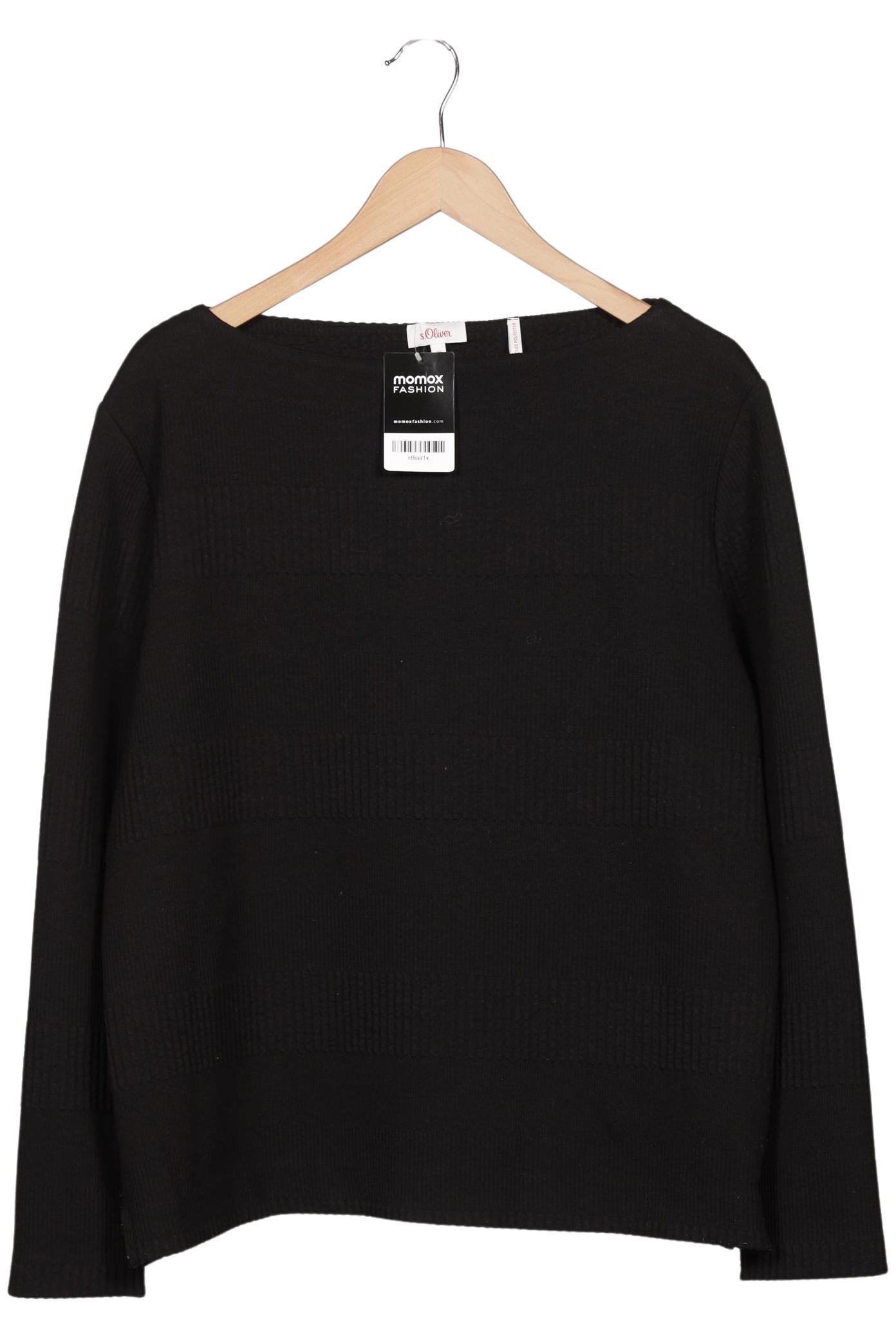 

s.Oliver Damen Sweatshirt, schwarz, Gr. 46