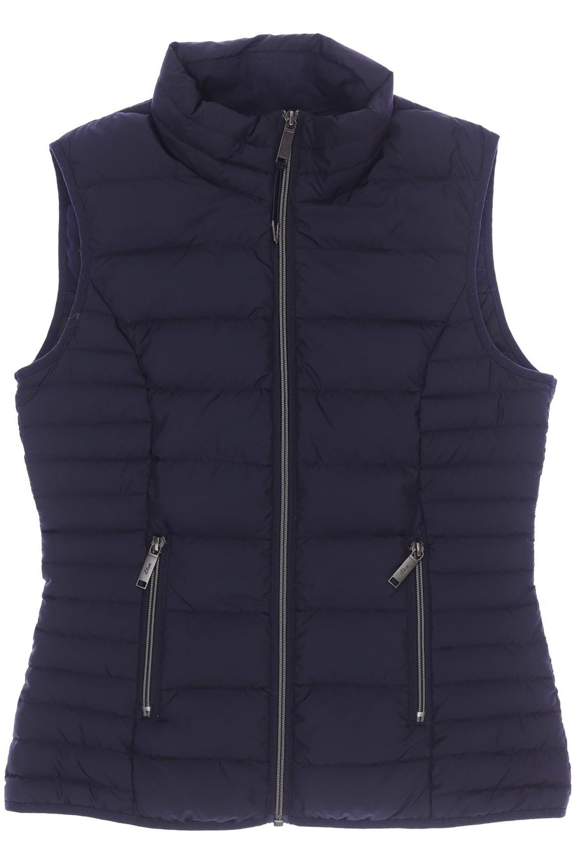 

s.Oliver Damen Weste, marineblau, Gr. 34