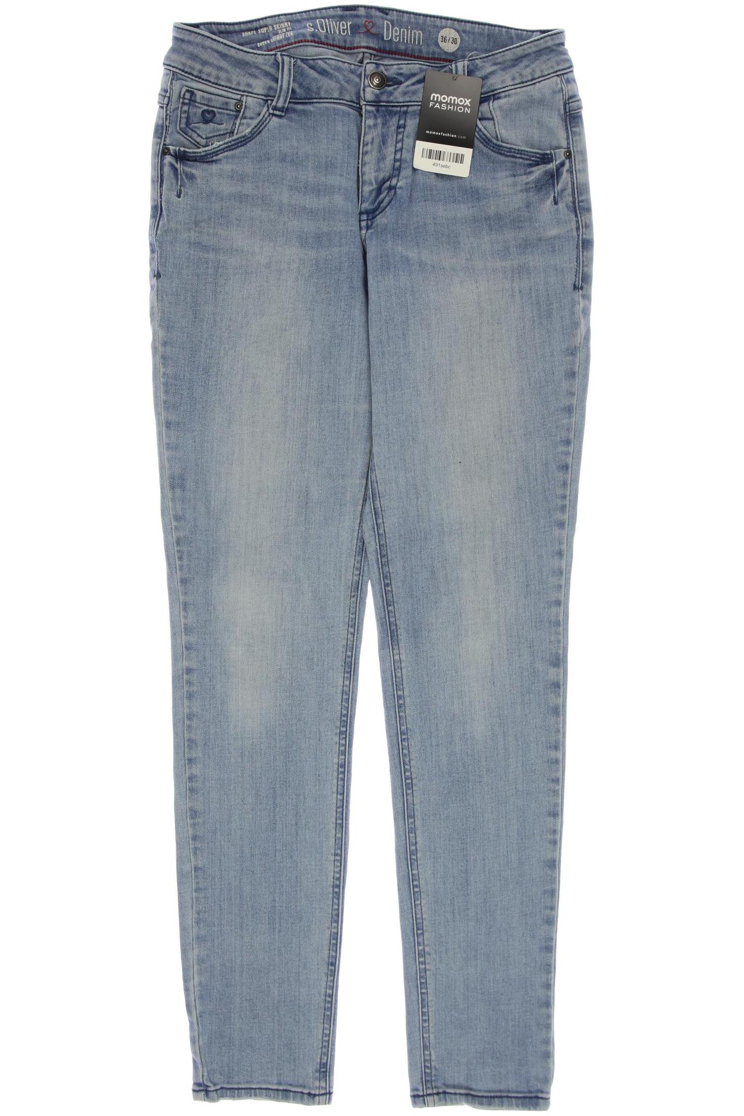 

s.Oliver Damen Jeans, hellblau