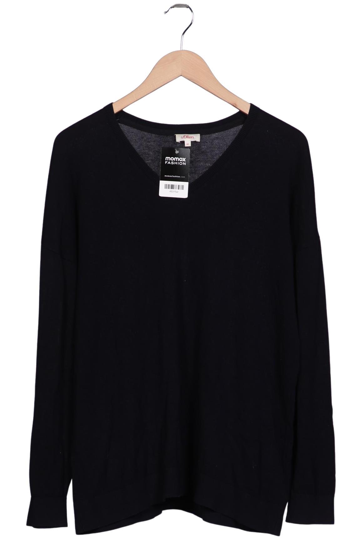 

s.Oliver Damen Pullover, marineblau, Gr. 42