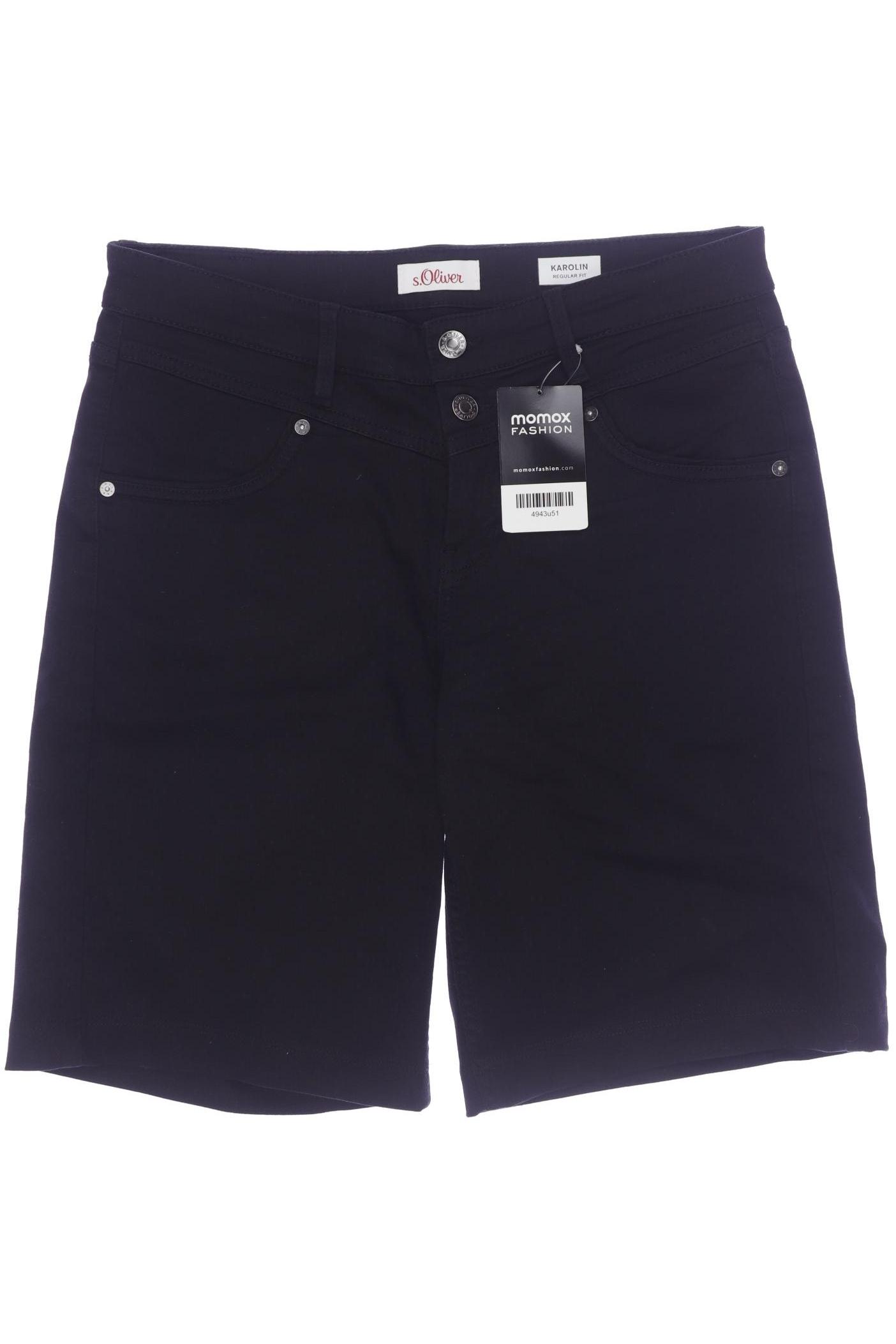 

s.Oliver Damen Shorts, schwarz, Gr. 36