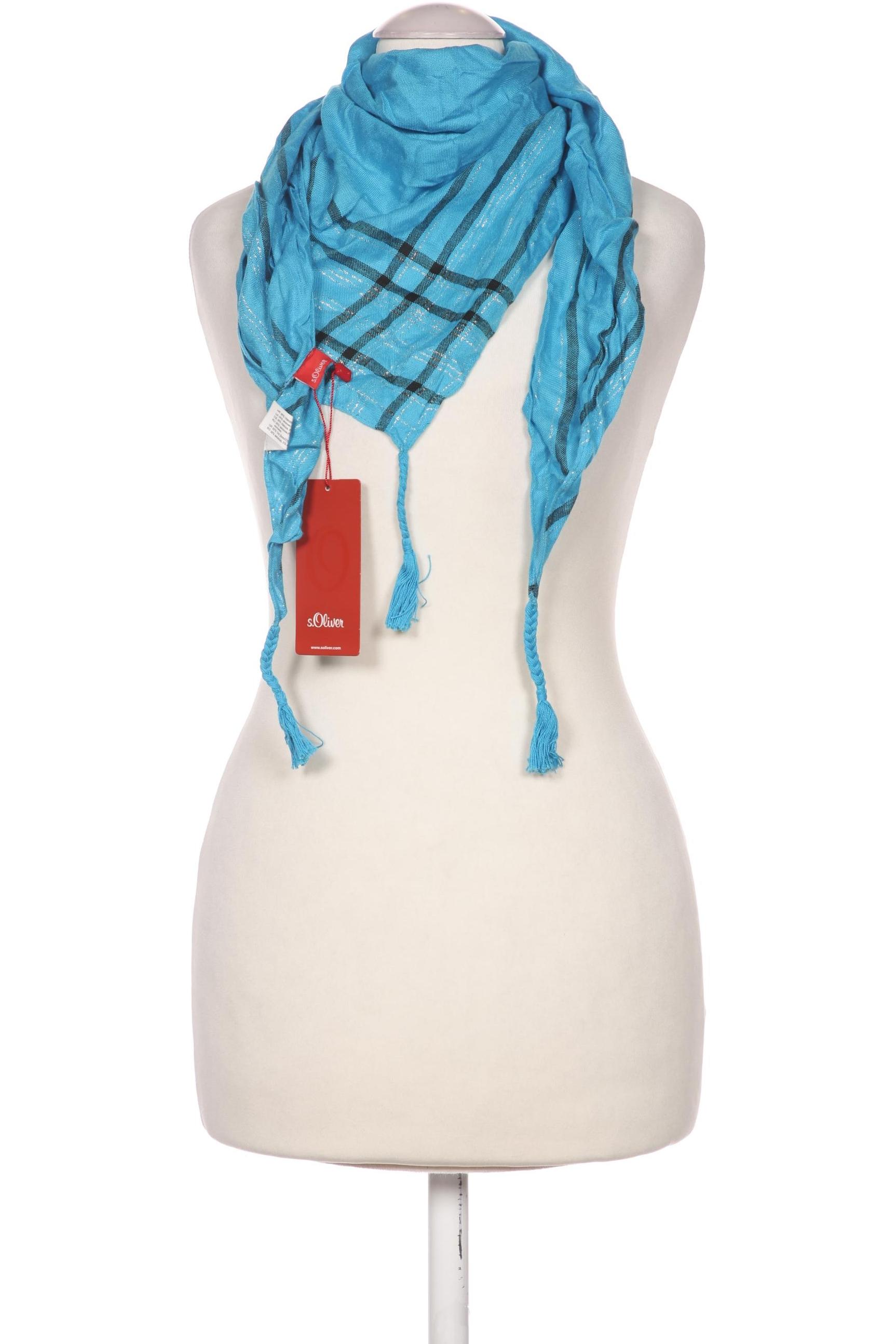 

s.Oliver Damen Schal, blau, Gr.