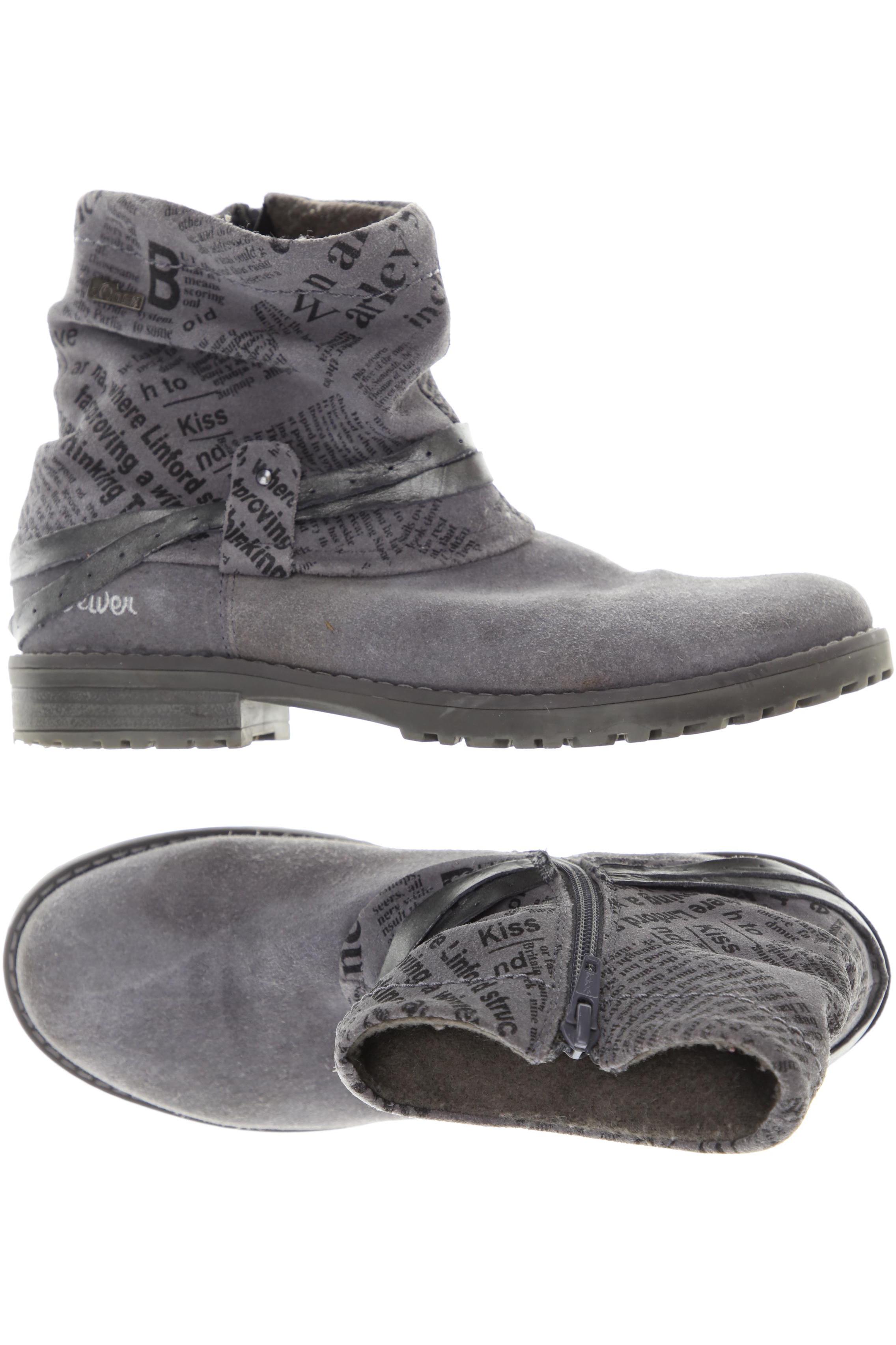 

s.Oliver Damen Stiefelette, grau, Gr. 39